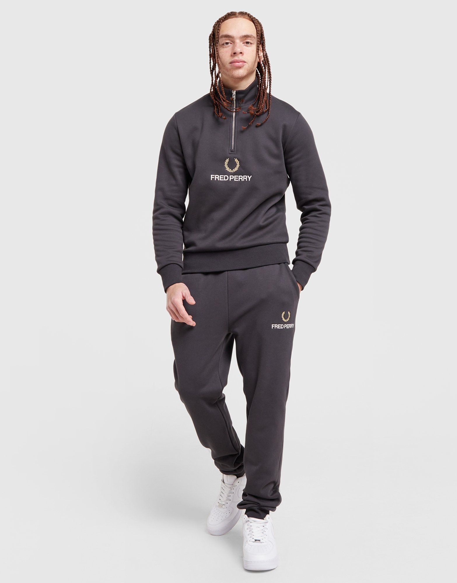 Fred Perry Original Stack 1/2 Zip Sweatshirt