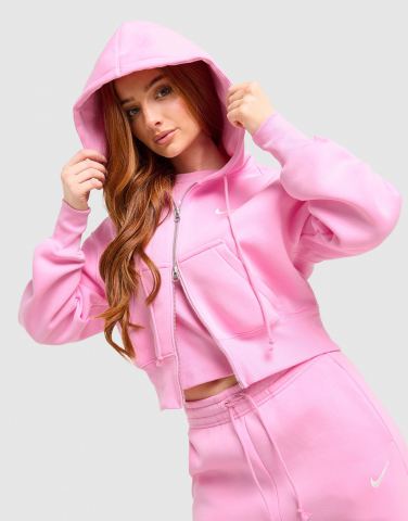 Nike Phoenix Crop Full Zip Hoodie