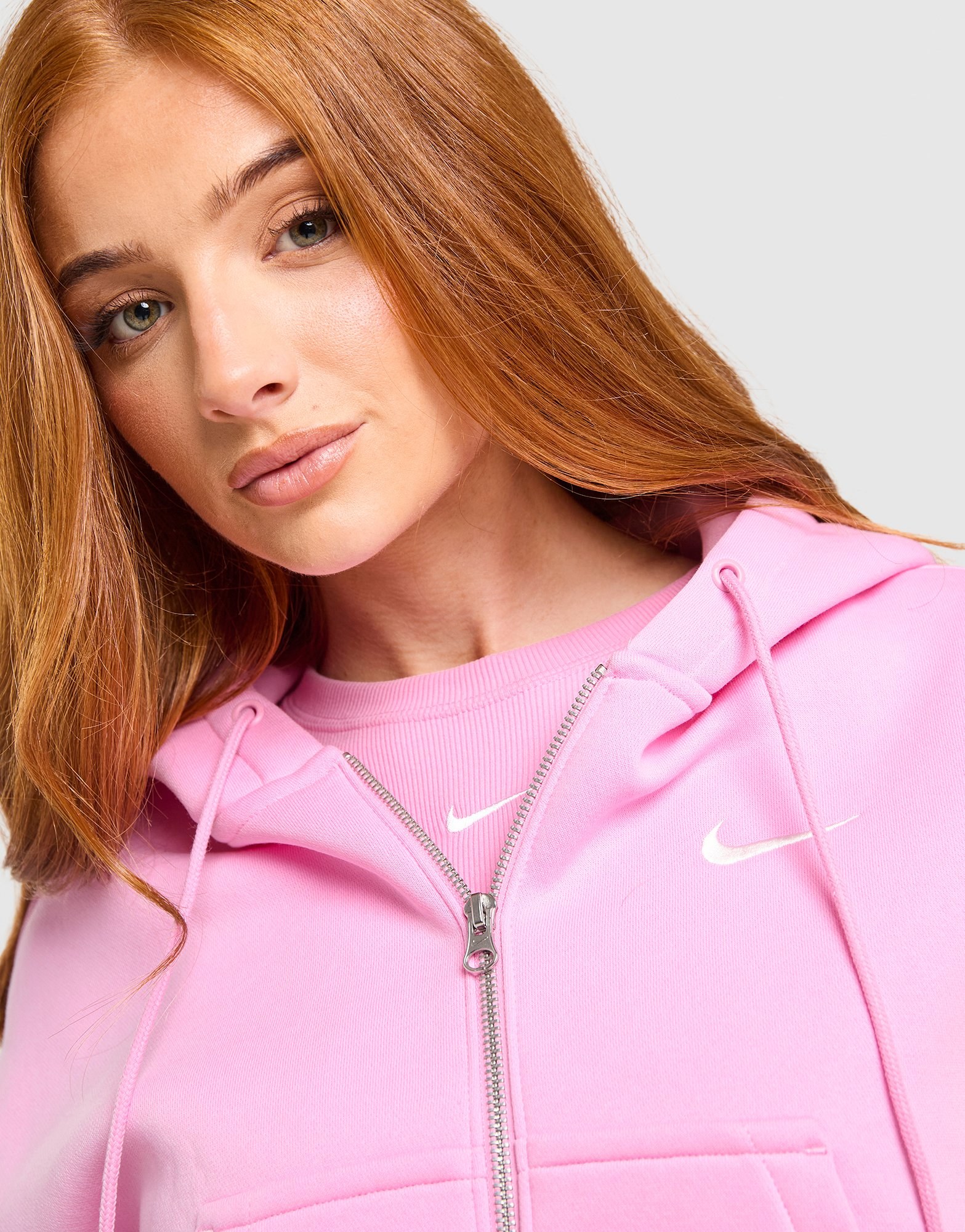 Nike Phoenix Crop Full Zip Hoodie