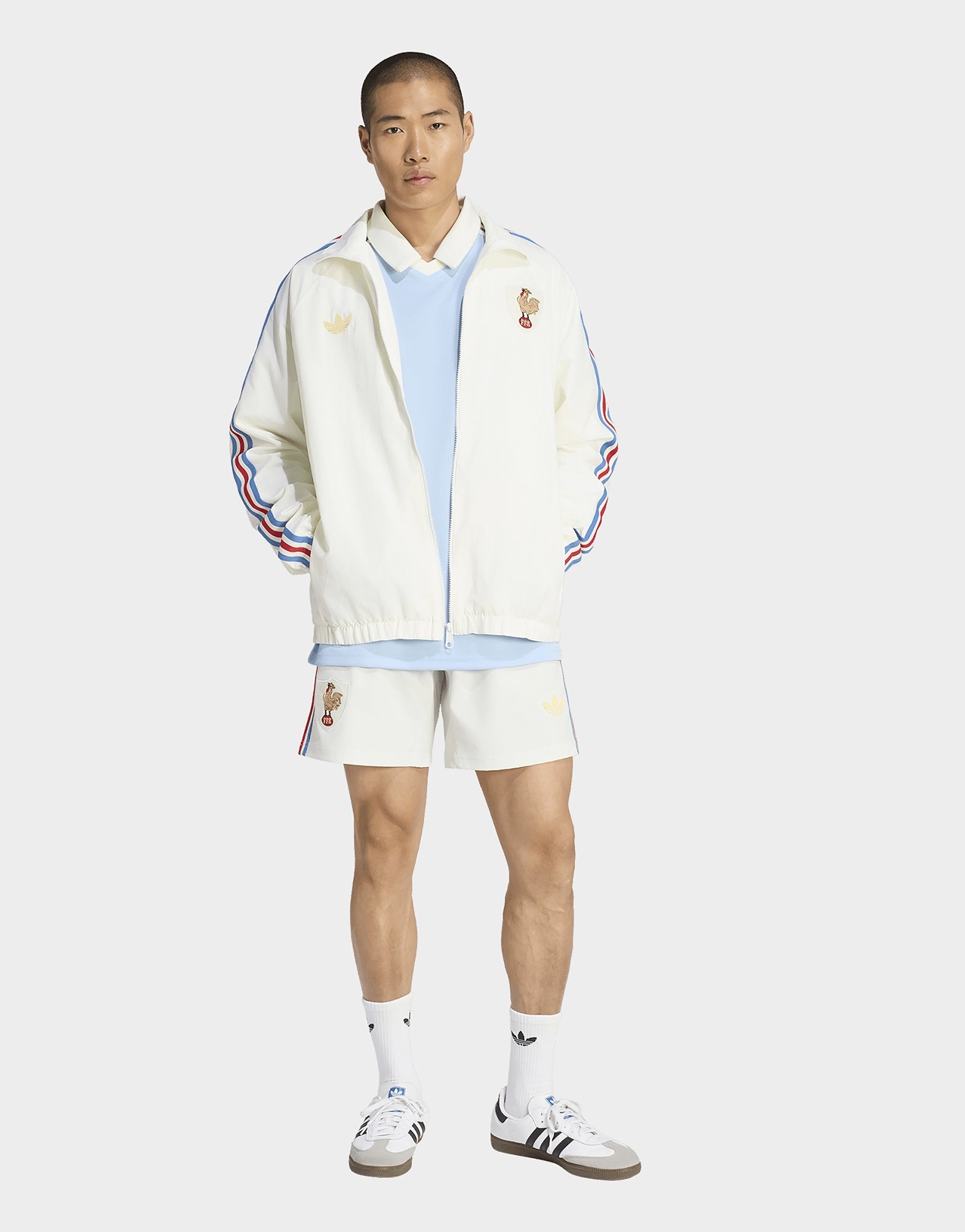 adidas Frankreich Rugby 120 Years Crunch Anthem Jacke