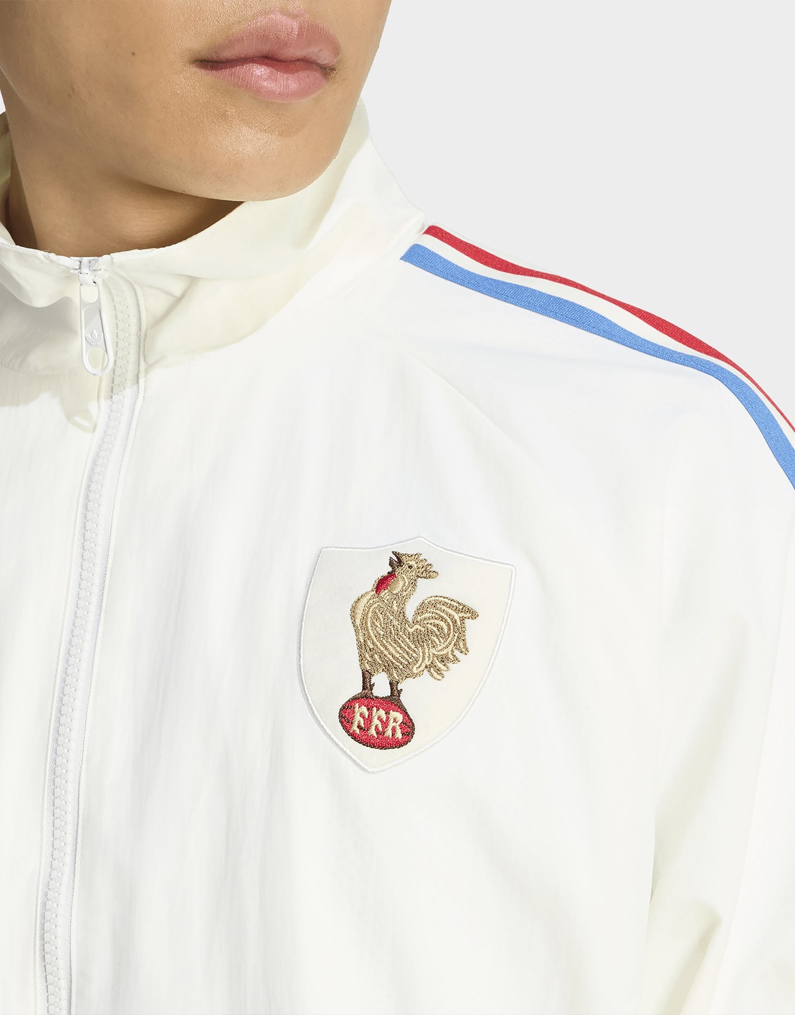 adidas Frankreich Rugby 120 Years Crunch Anthem Jacke