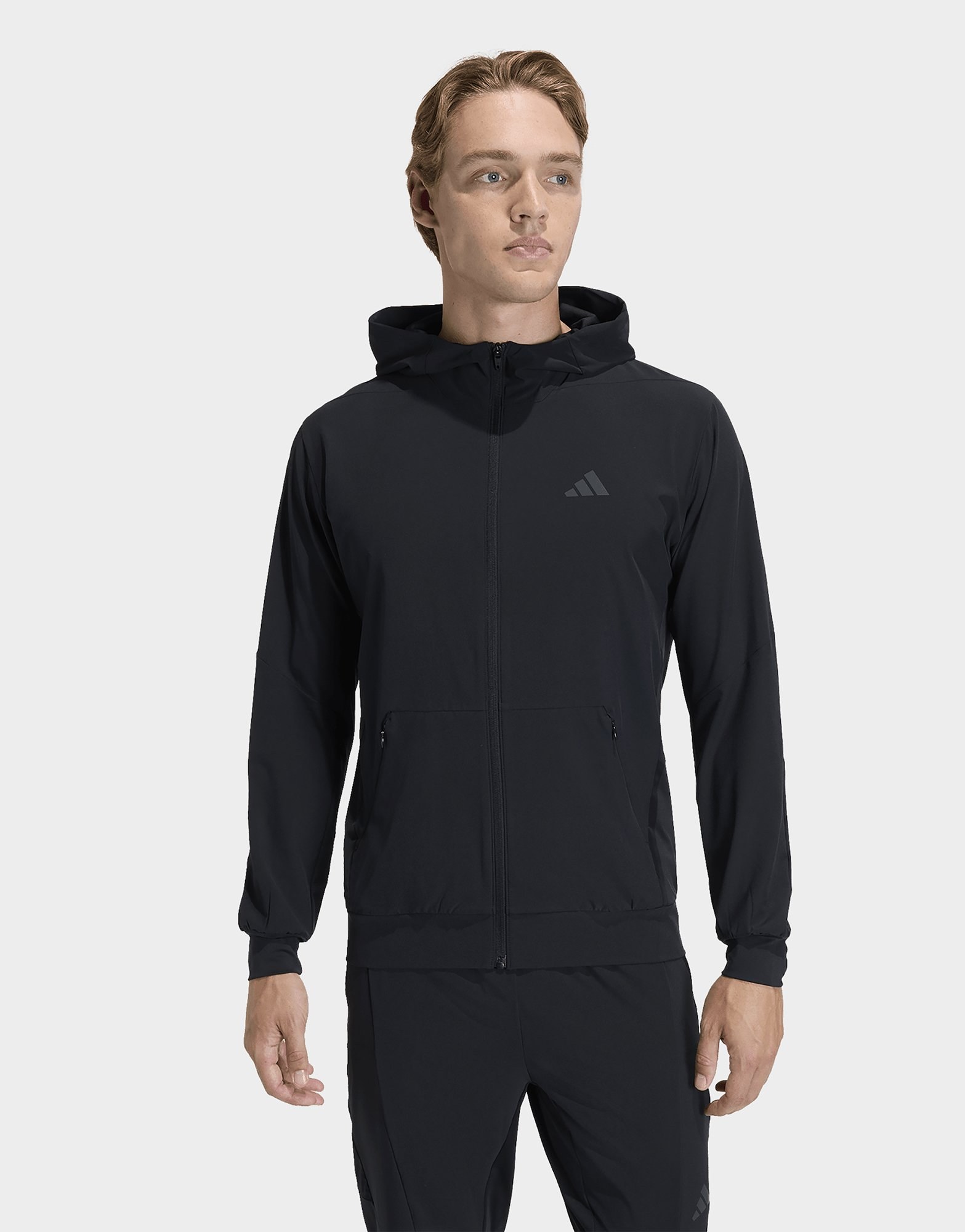 adidas D4t Workout-hoodie Mit Durchgehendem Reissverschluss