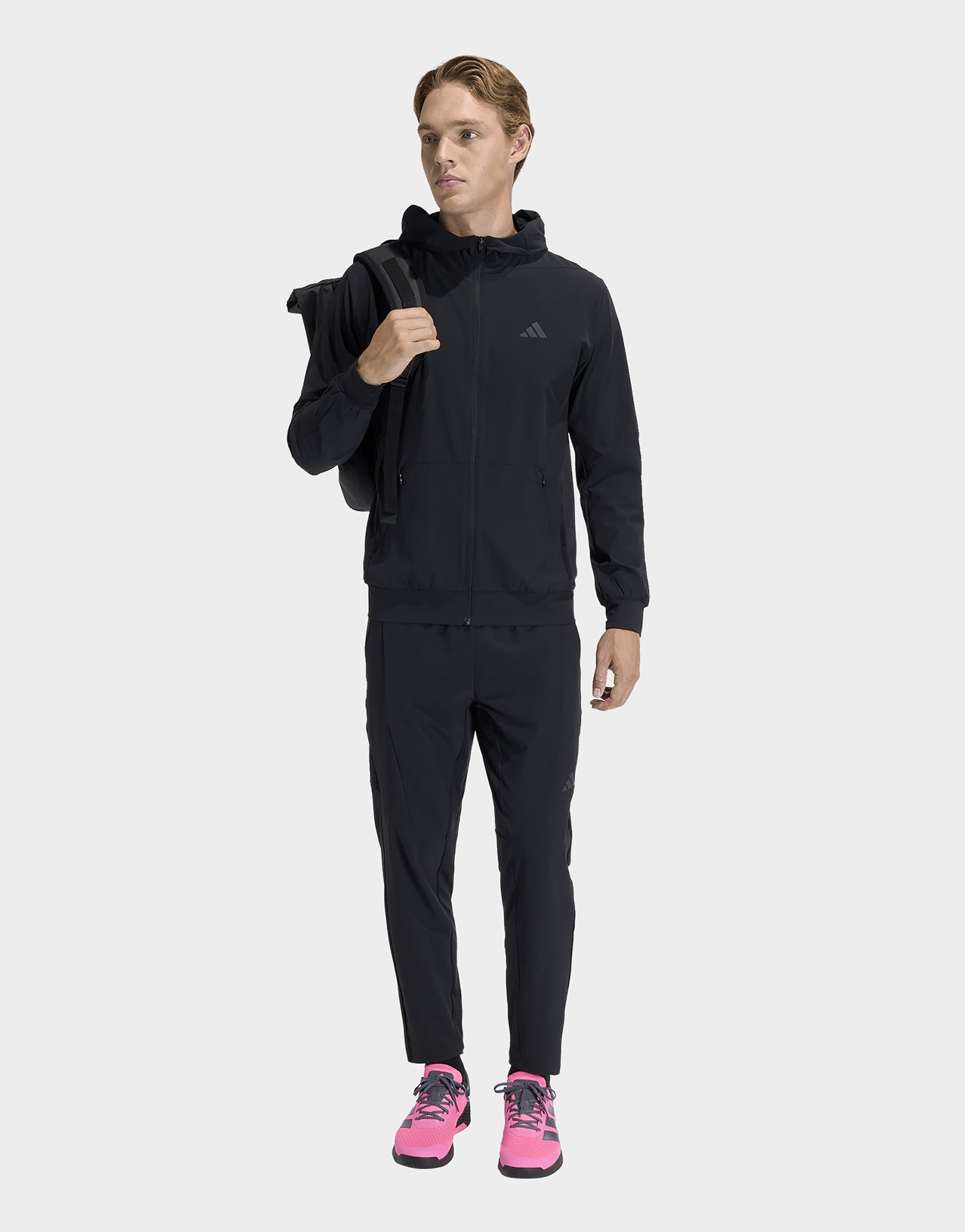 adidas D4t Workout-hoodie Mit Durchgehendem Reissverschluss