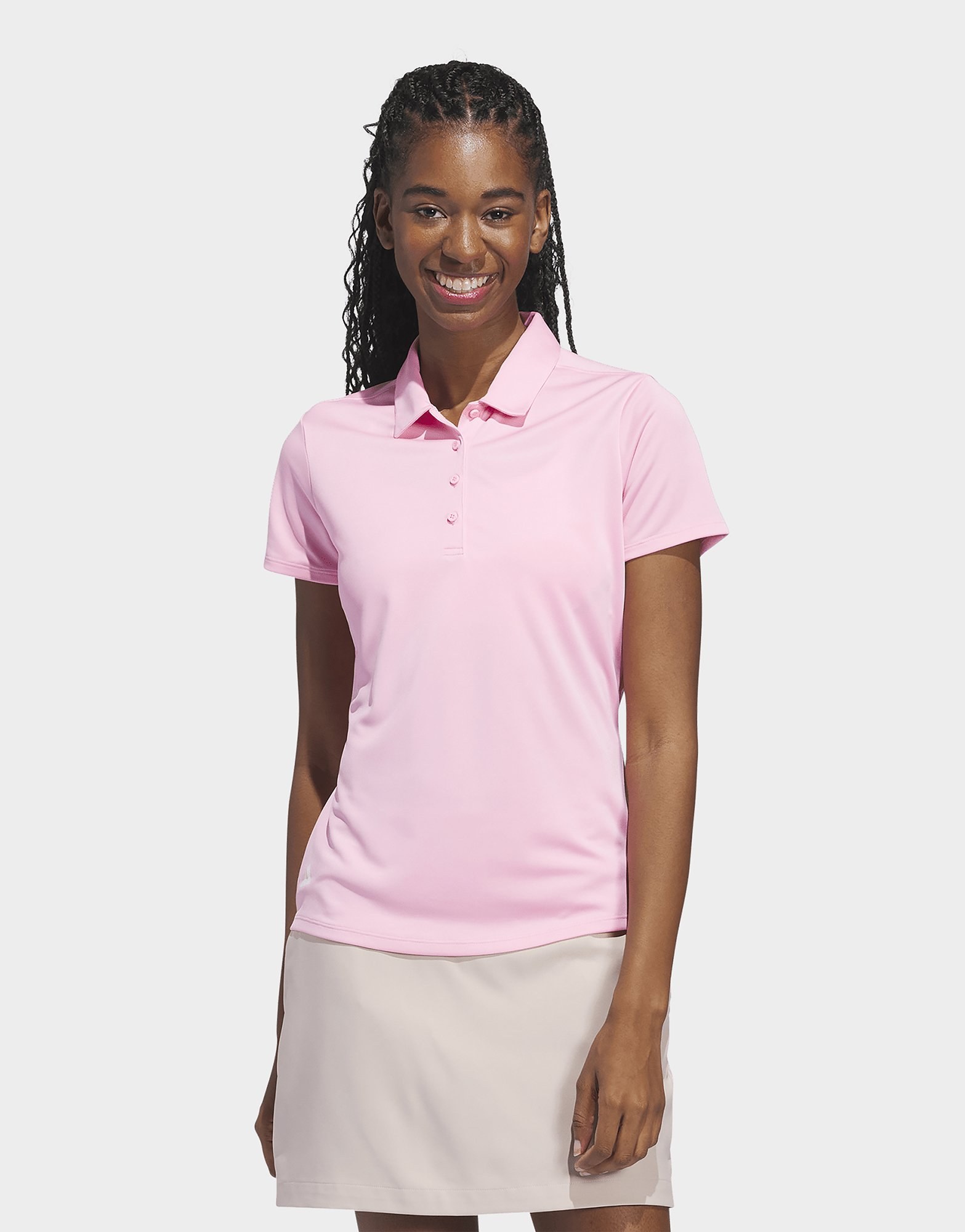 adidas Solid Performance Short Sleeve Poloshirt Für Damen