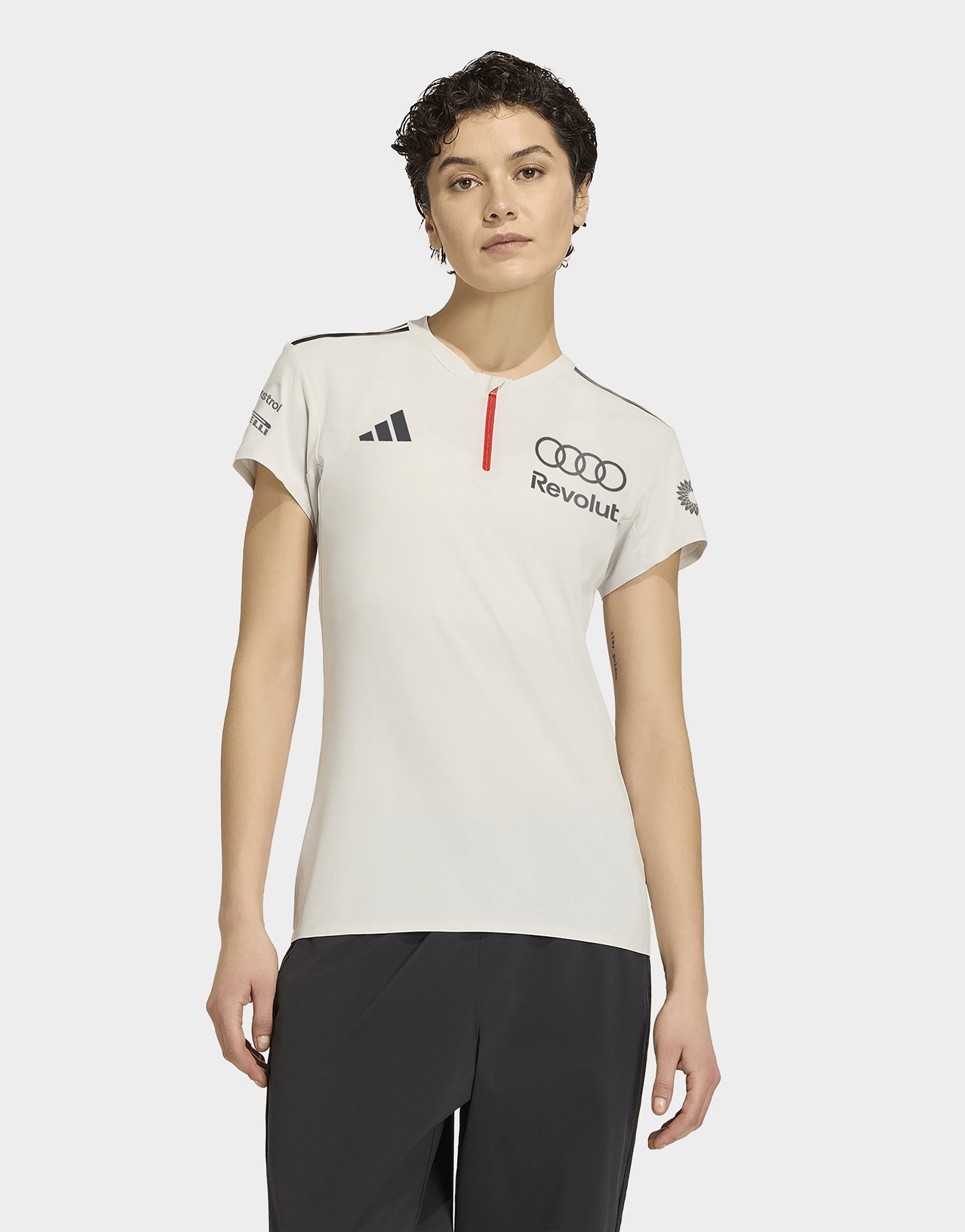 adidas AUDI REVOLUT F1 TEAM ENGINEERS & MARKETING POLOSHIRT, KURZÄRMELIG