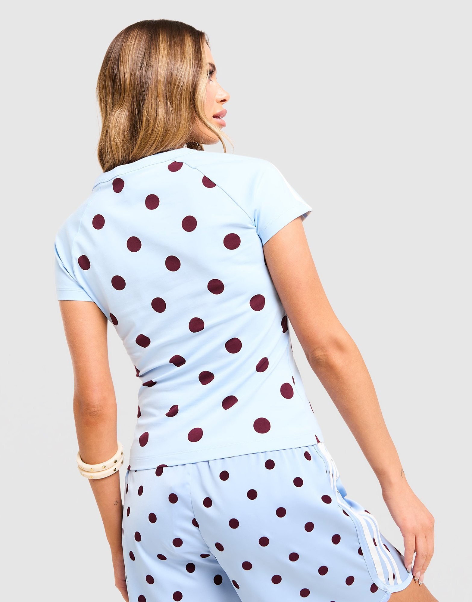 adidas Schmal Geschnittenes Cali T-shirt Polka Dot
