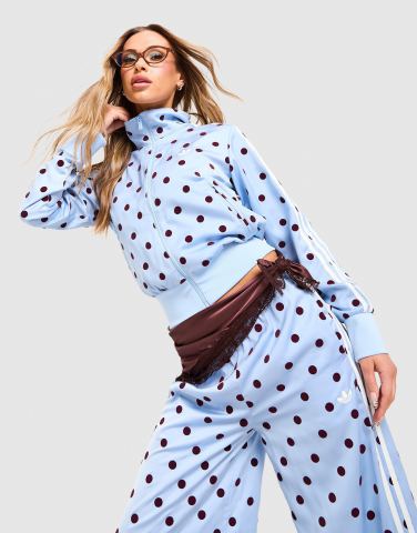 adidas Originals SATIN POLKA-DOTS TT Track Top