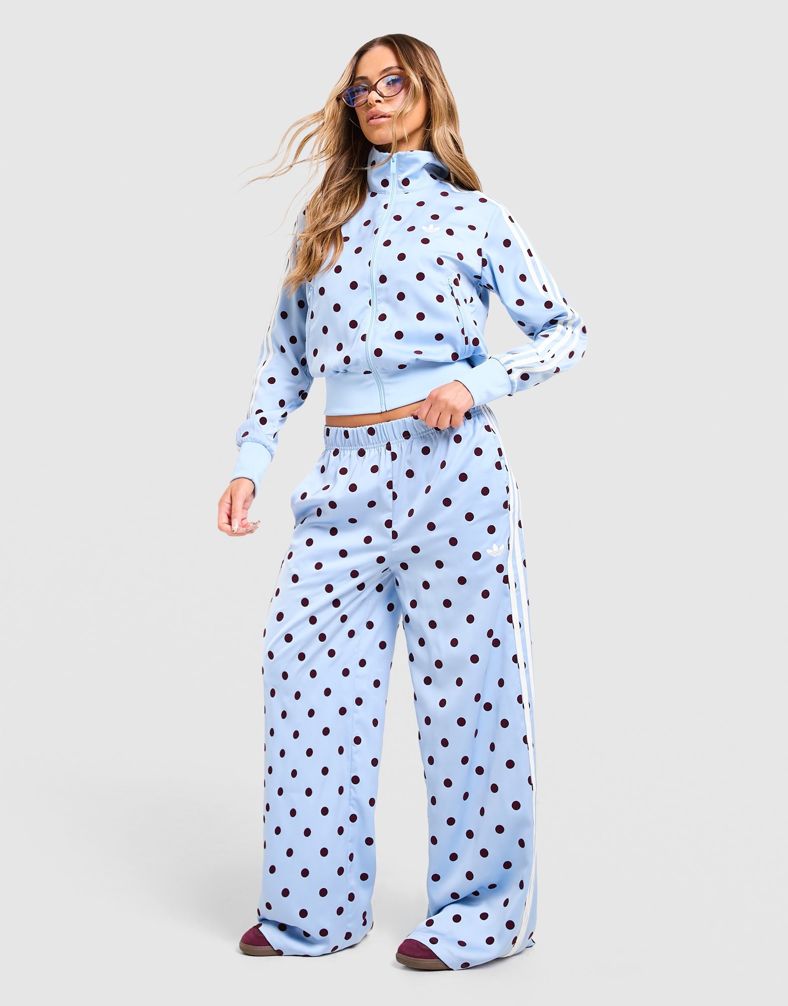 adidas Originals SATIN POLKA-DOTS TT Track Top