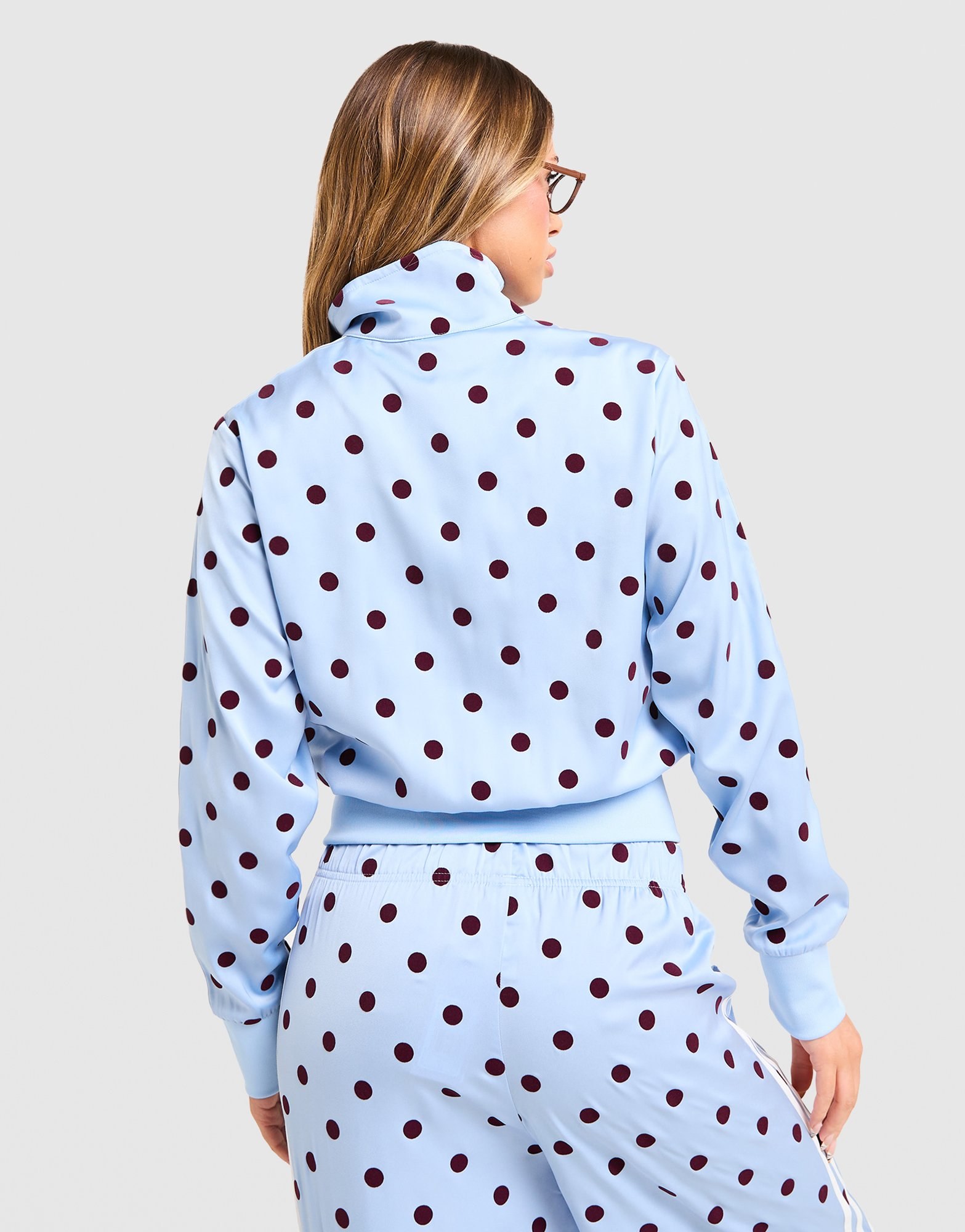 adidas Originals SATIN POLKA-DOTS TT Track Top