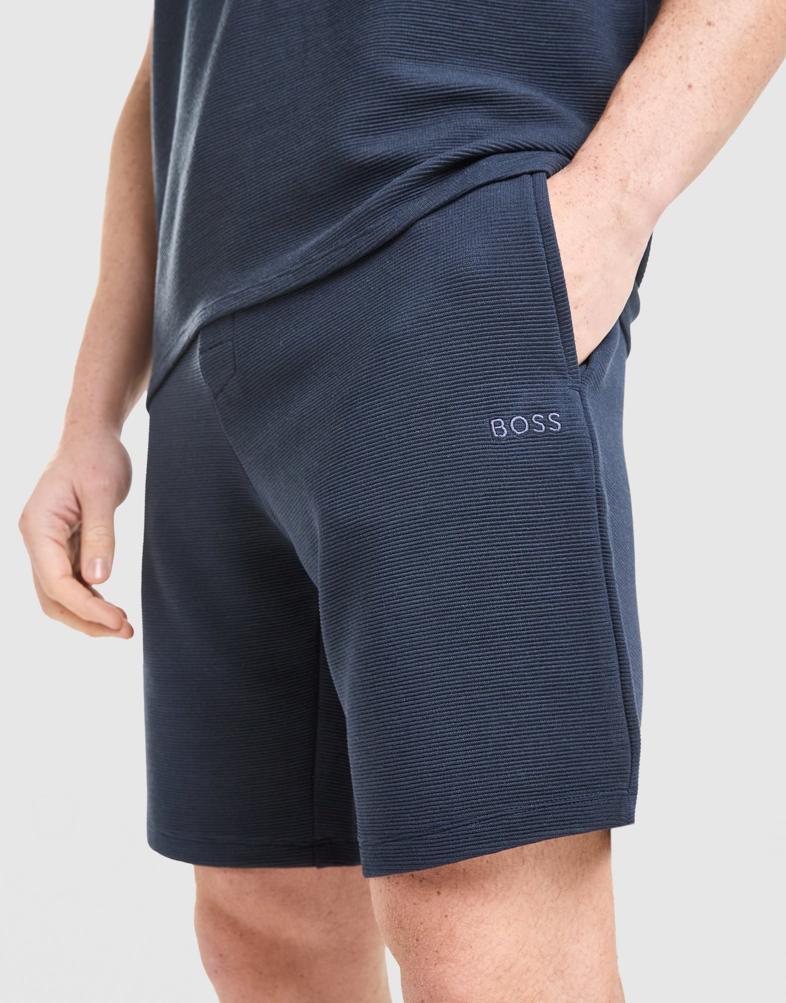 BOSS Ribbed Shorts