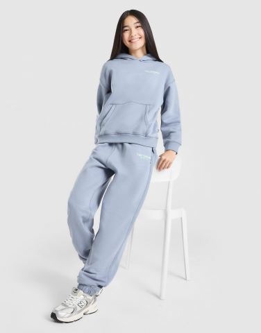 New Balance Girls' Tonal Logo Cuffed Joggers Junior