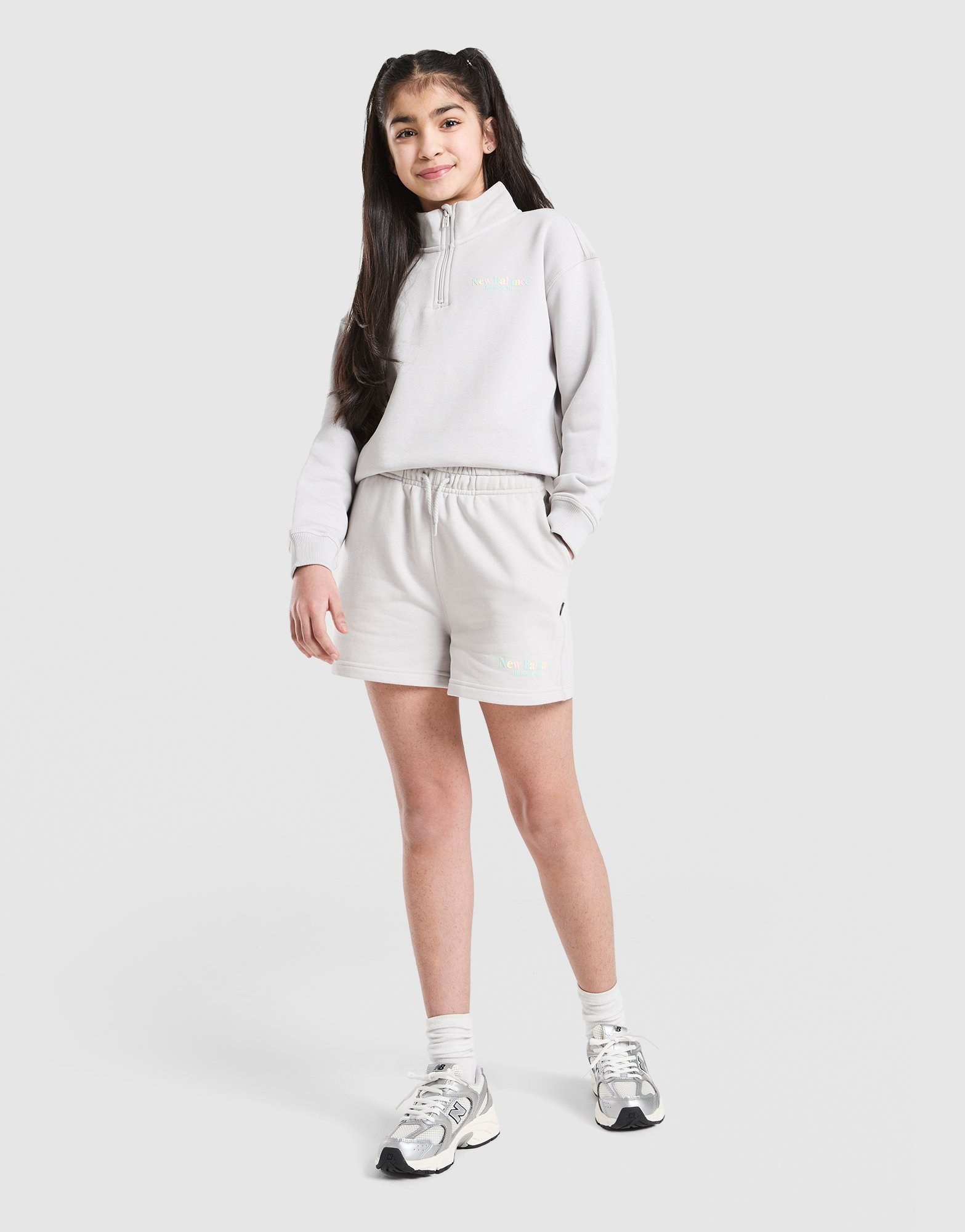 New Balance Girls' Tonal Logo Shorts Junior