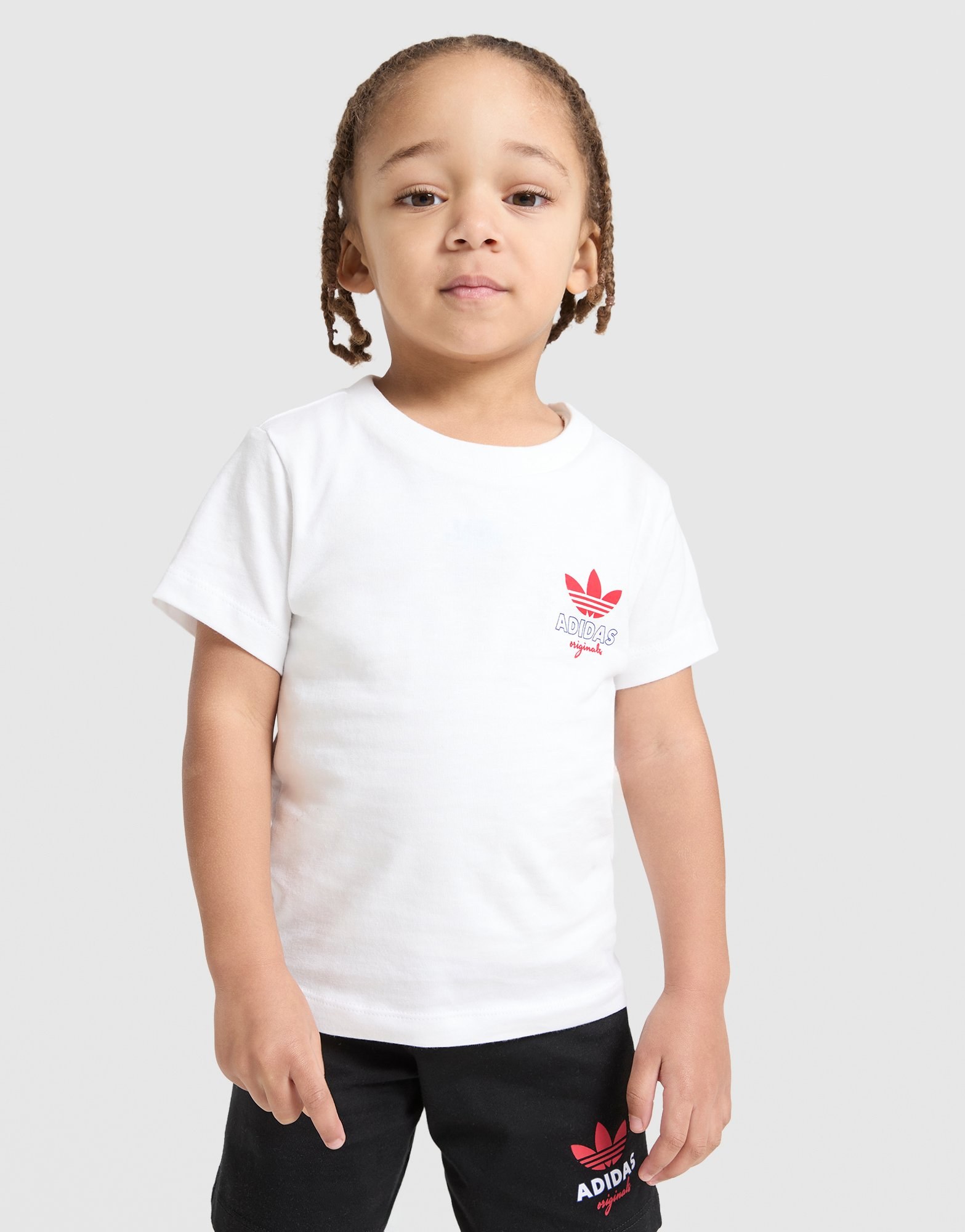 adidas Originals Cafe T-Shirt & Shorts Set Babys