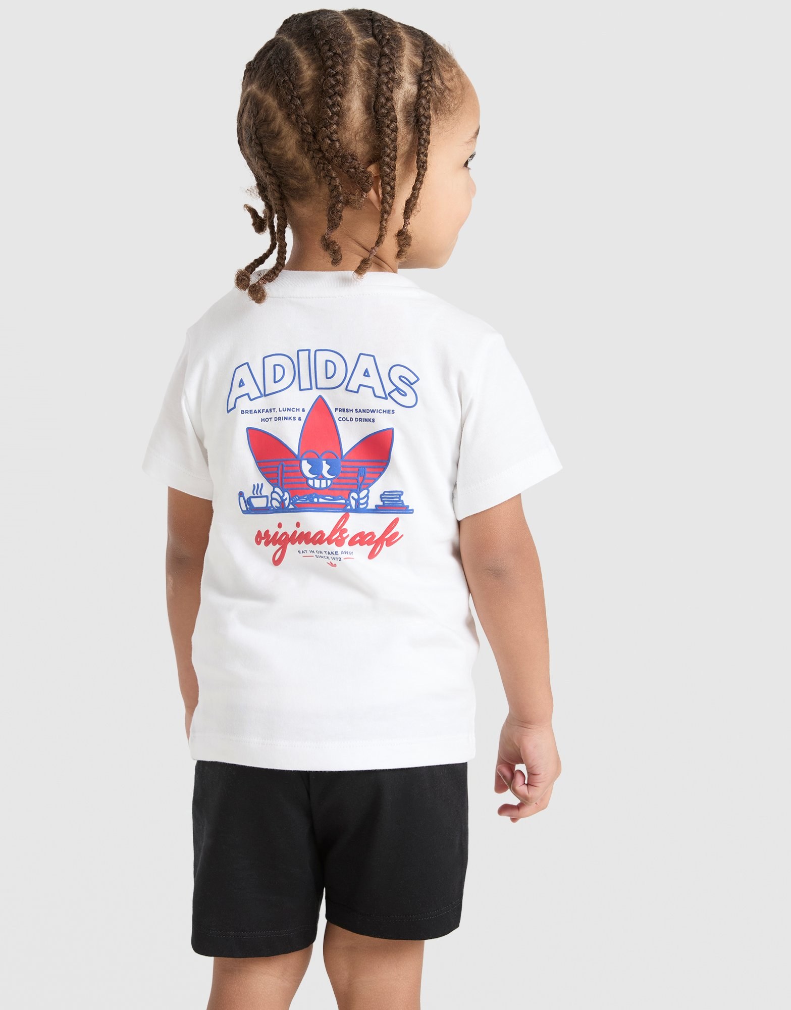 adidas Originals Cafe T-Shirt & Shorts Set Babys