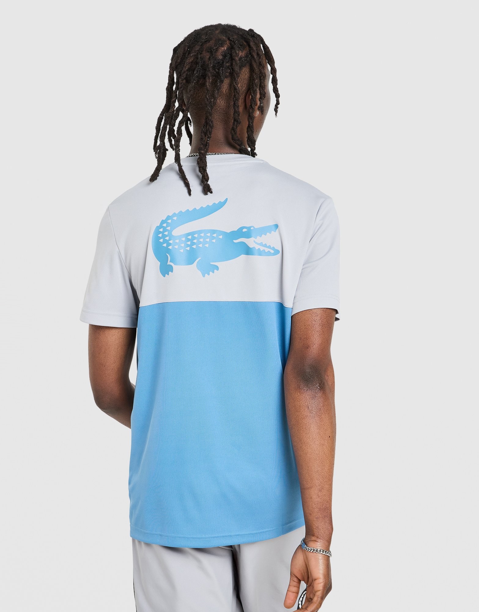 Lacoste Croc Colour Block Tape T-Shirt