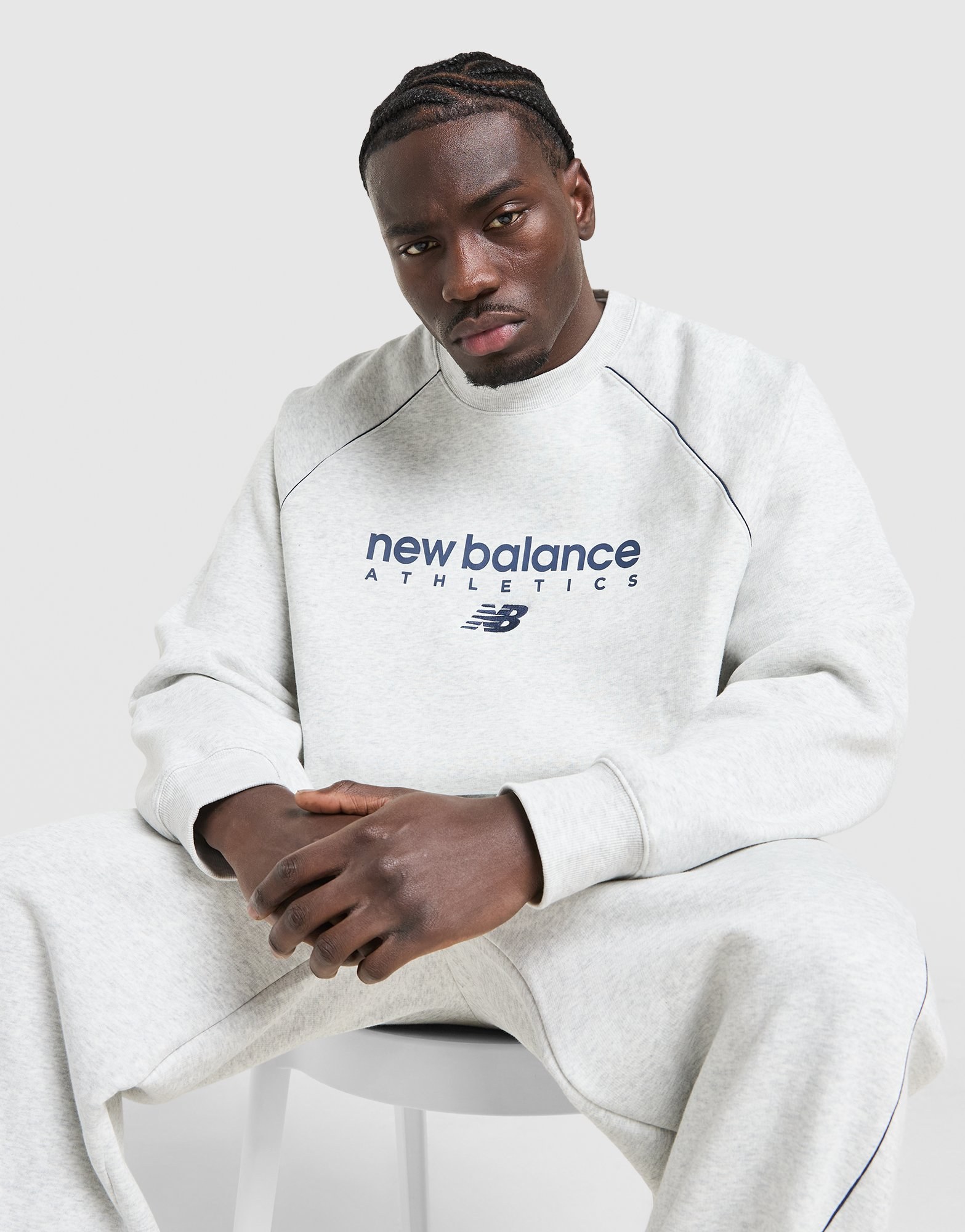 New Balance Trackside Piping Crew Sweatshirt