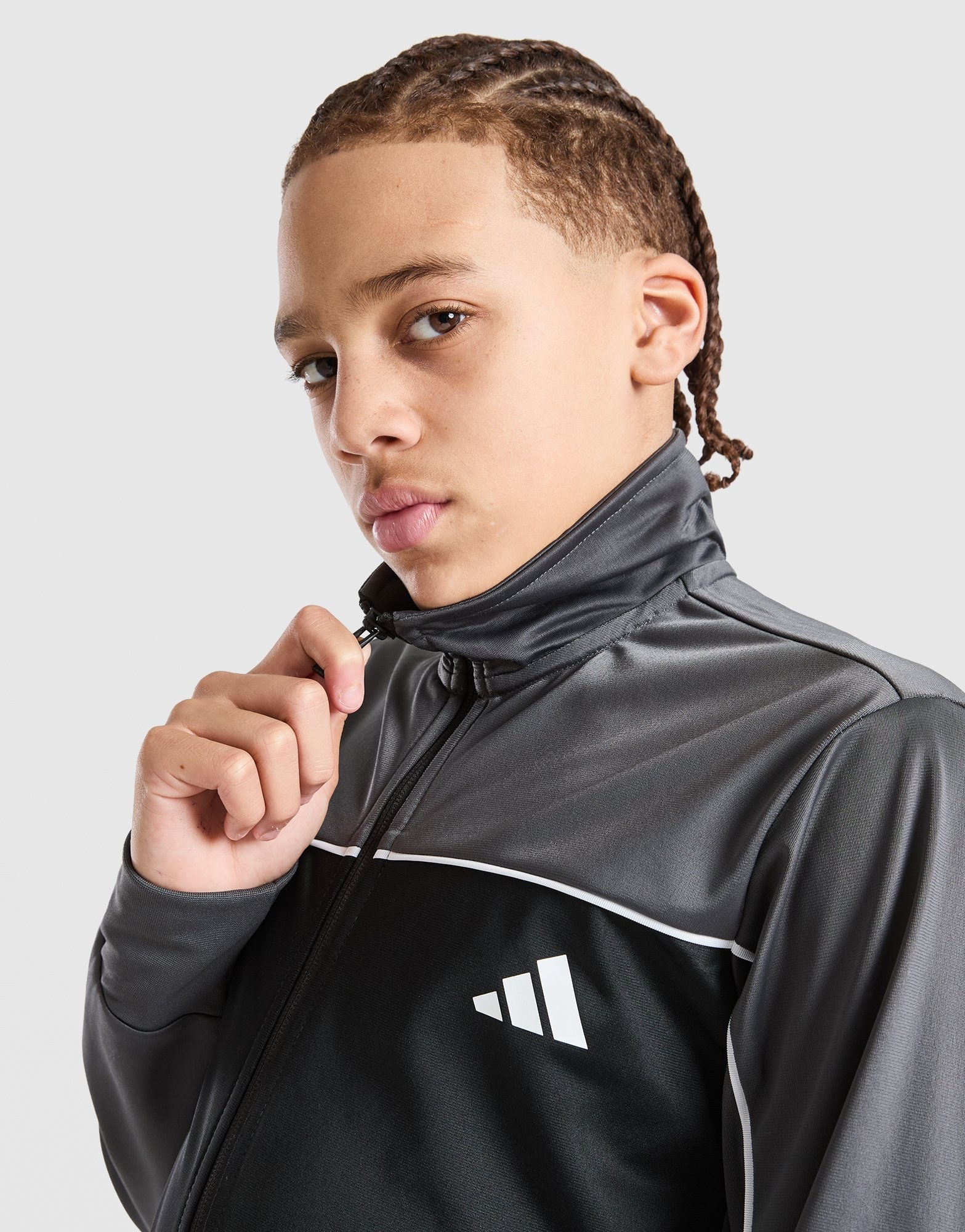 adidas Badge of Sport Piping Tracksuit Junior