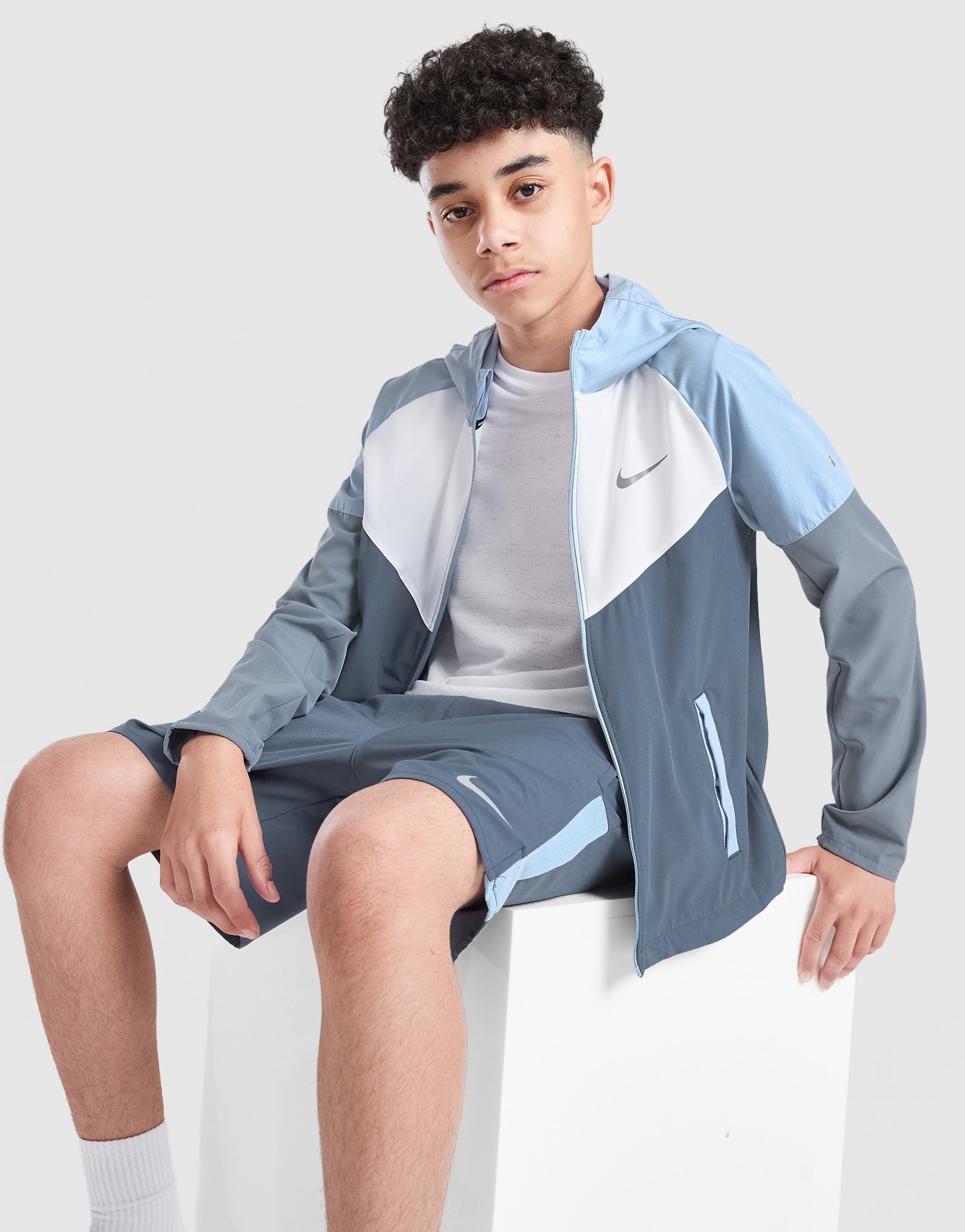 Nike Miler Colourblock Jacke Kinder
