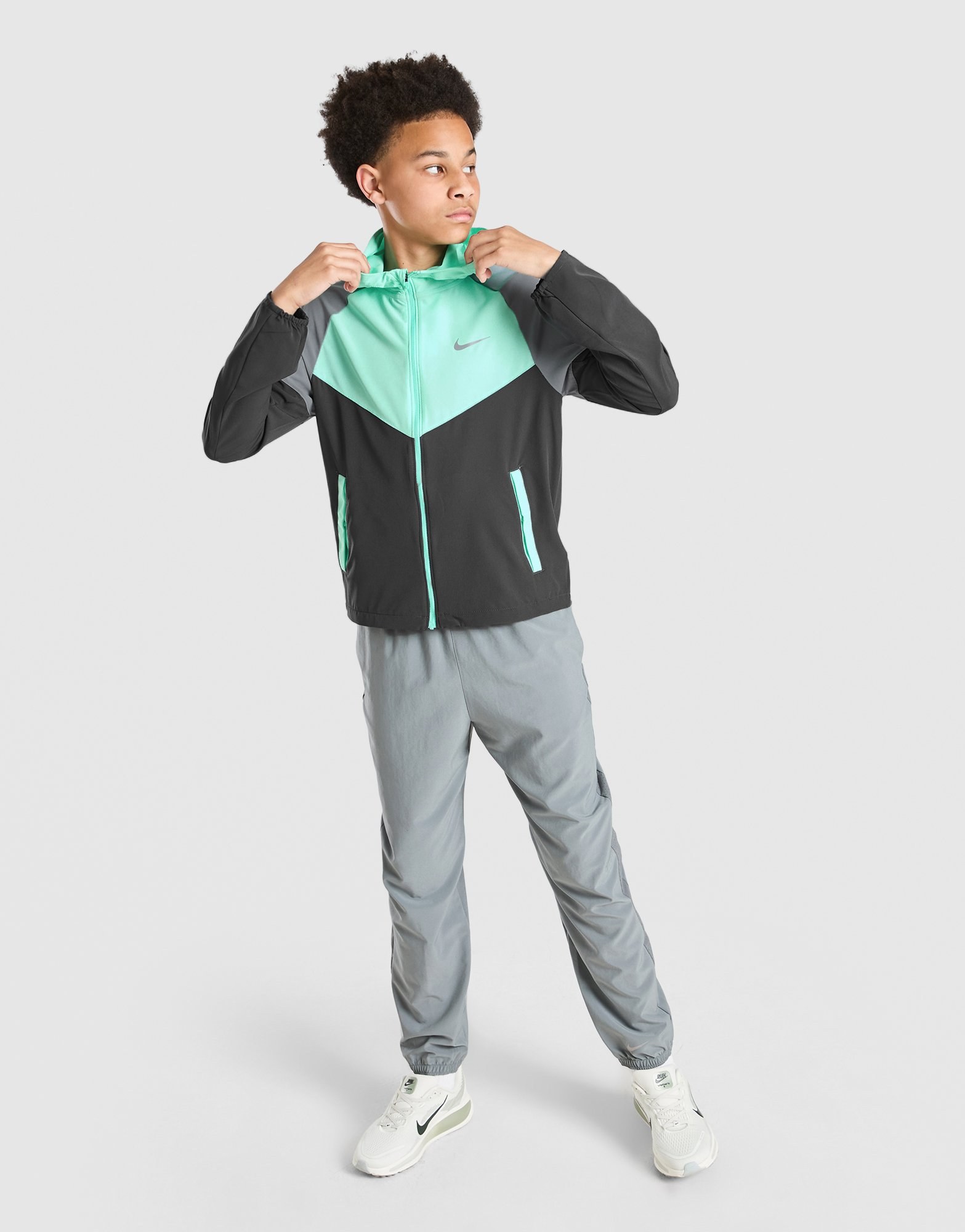 Nike Miler Colourblock Jacke Kinder