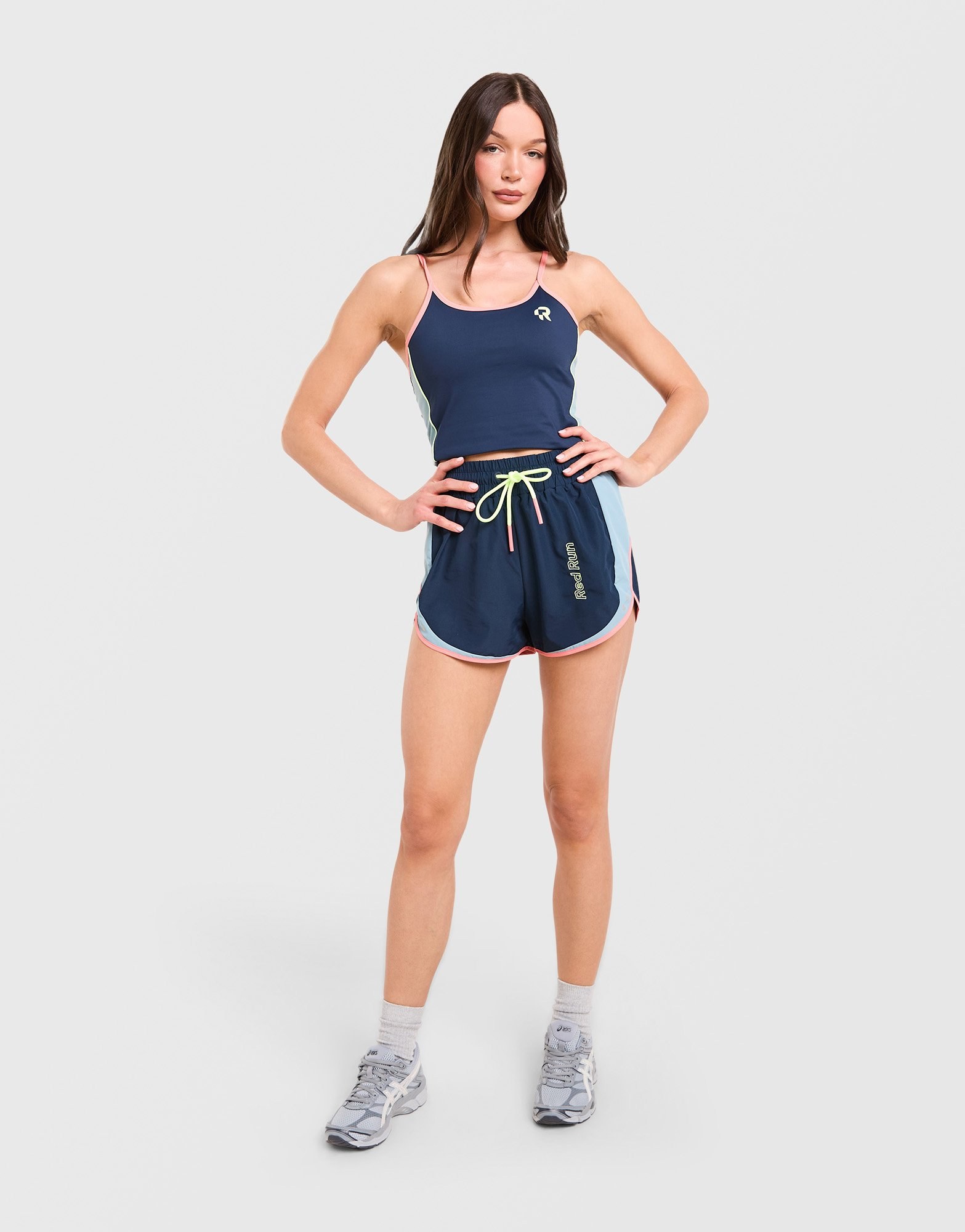 Miscellaneous Azure Colourblock Running Shorts