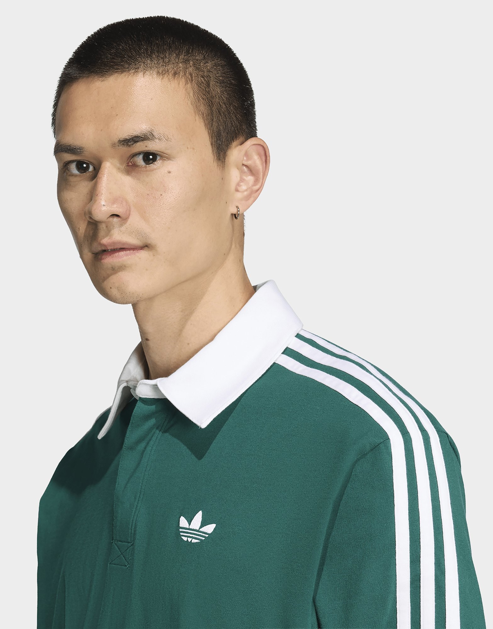 adidas 3-streifen Rugby Longsleeve Polo