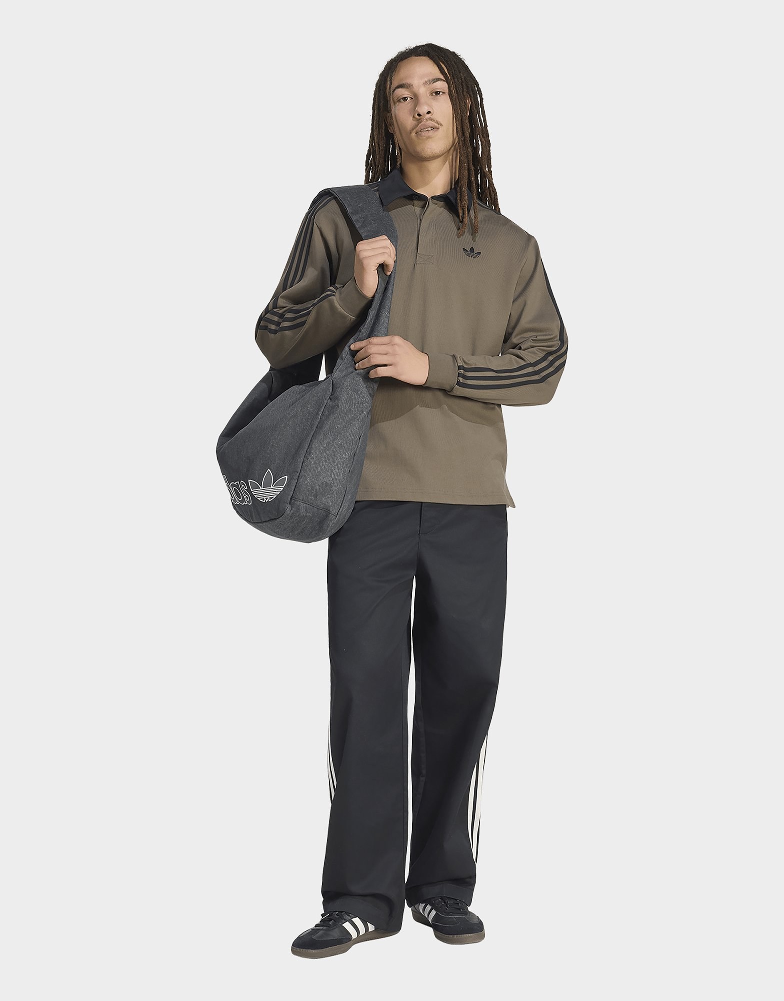 adidas 3-streifen Rugby Longsleeve Polo