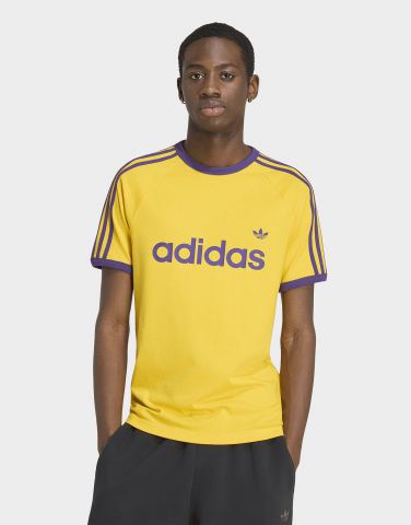 adidas 3-streifen Ringer T-shirt, Schmal Geschnitten