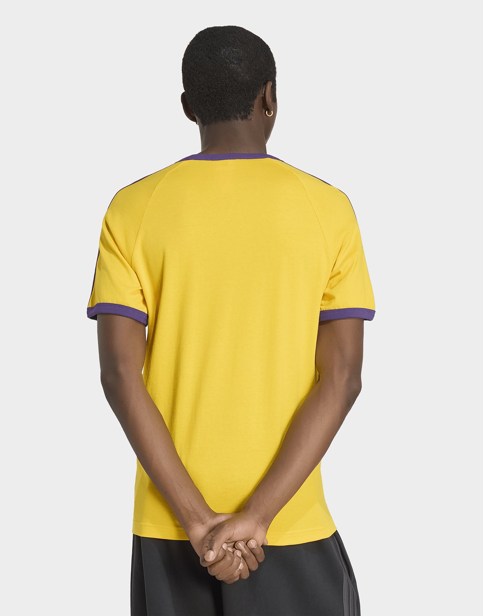adidas 3-streifen Ringer T-shirt, Schmal Geschnitten