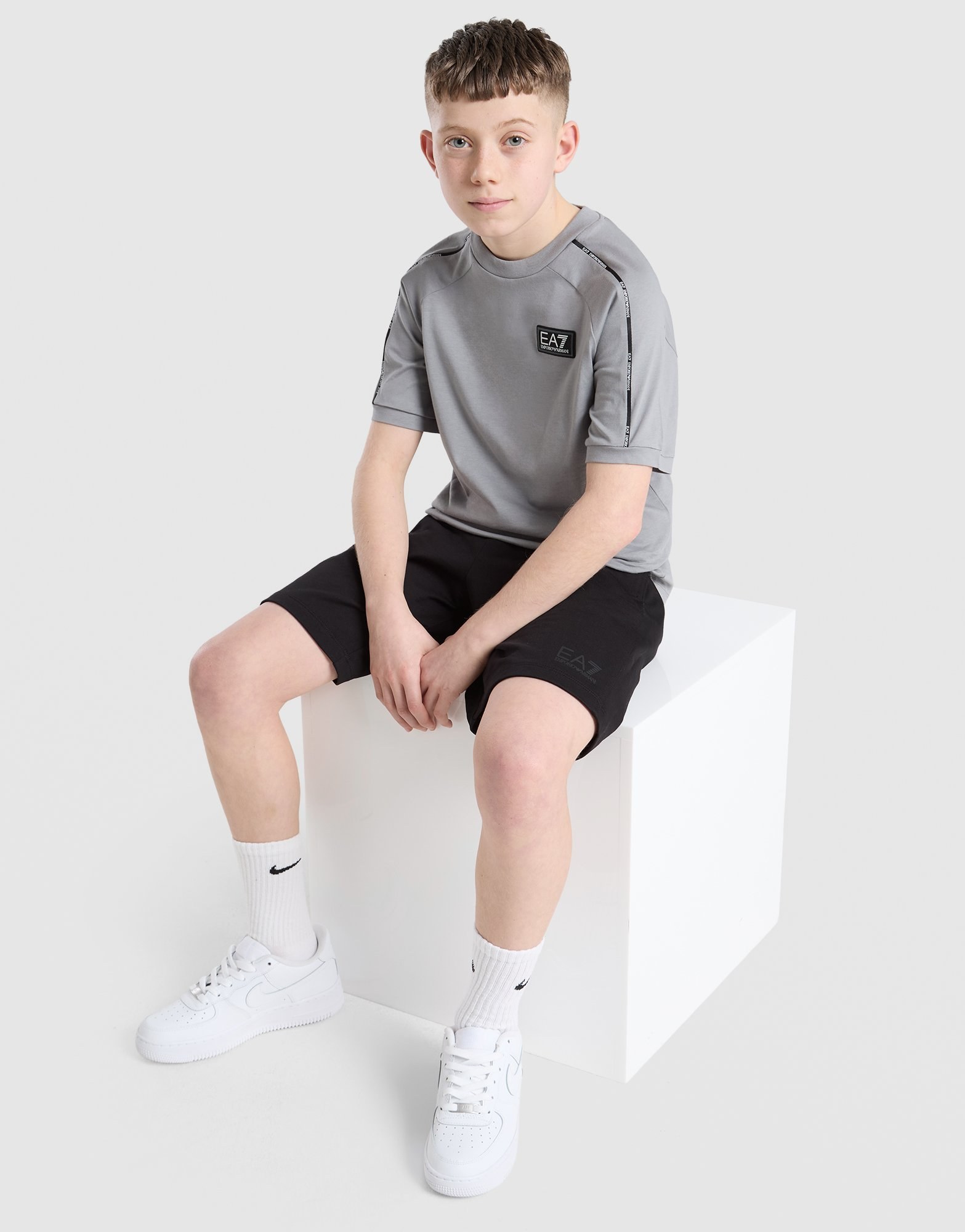 EA7 Emporio Armani Tape T-Shirt Kinder