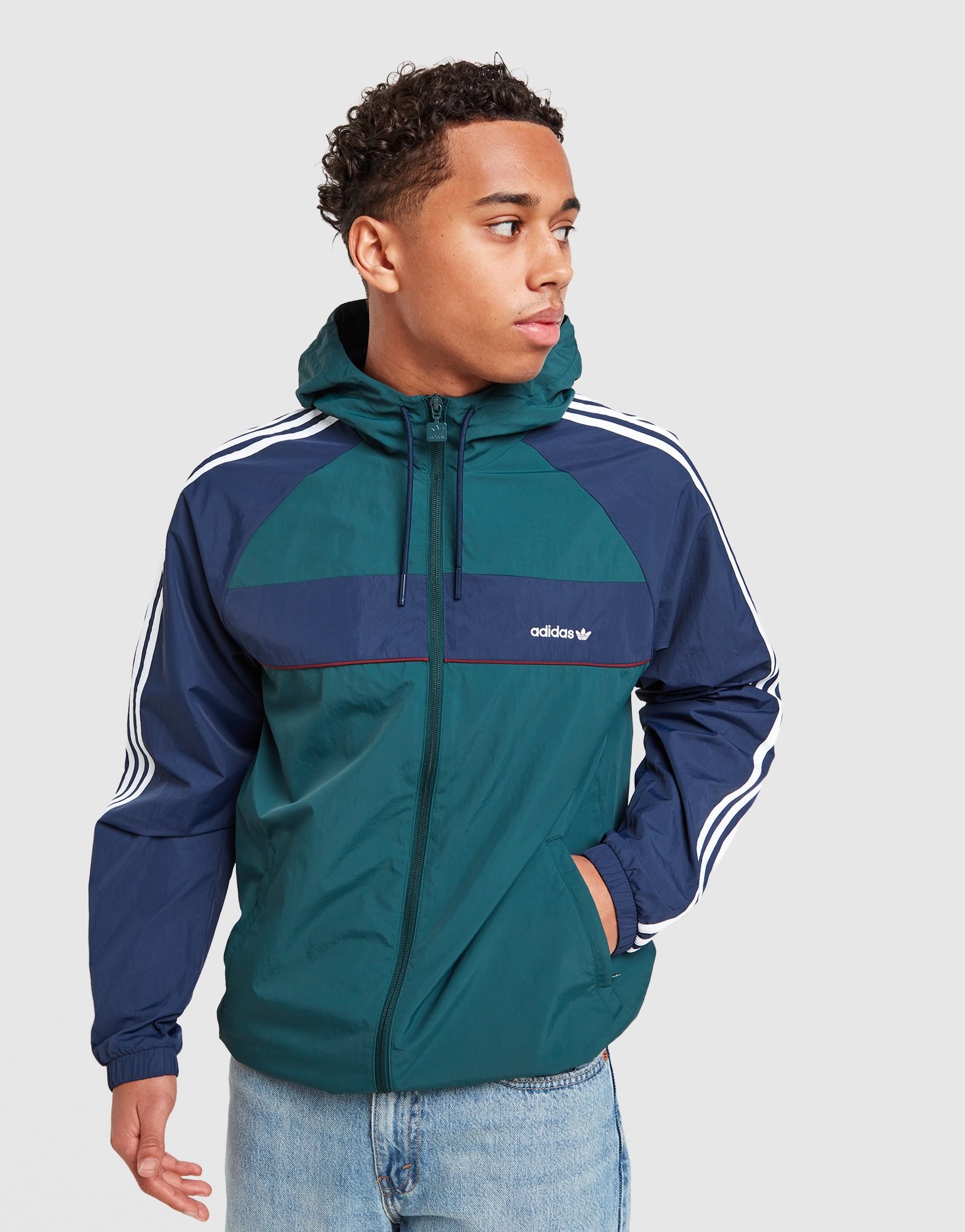 adidas Originals Colour Block Retro Windbreaker