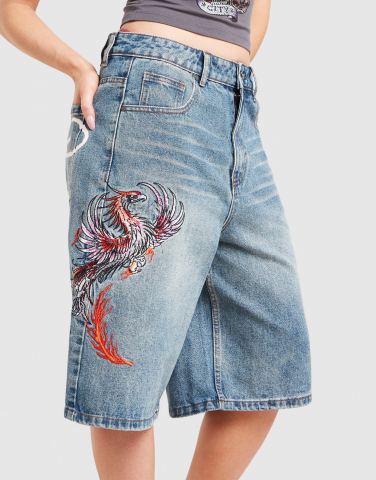 Ed Hardy Phoenix Denim Jorts