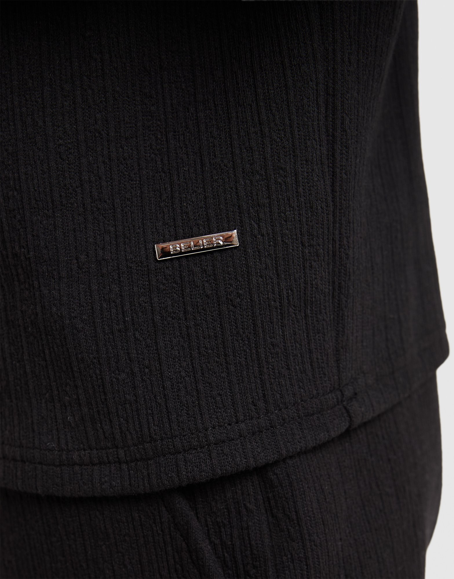 Belier Textured Zip Polo Shirt