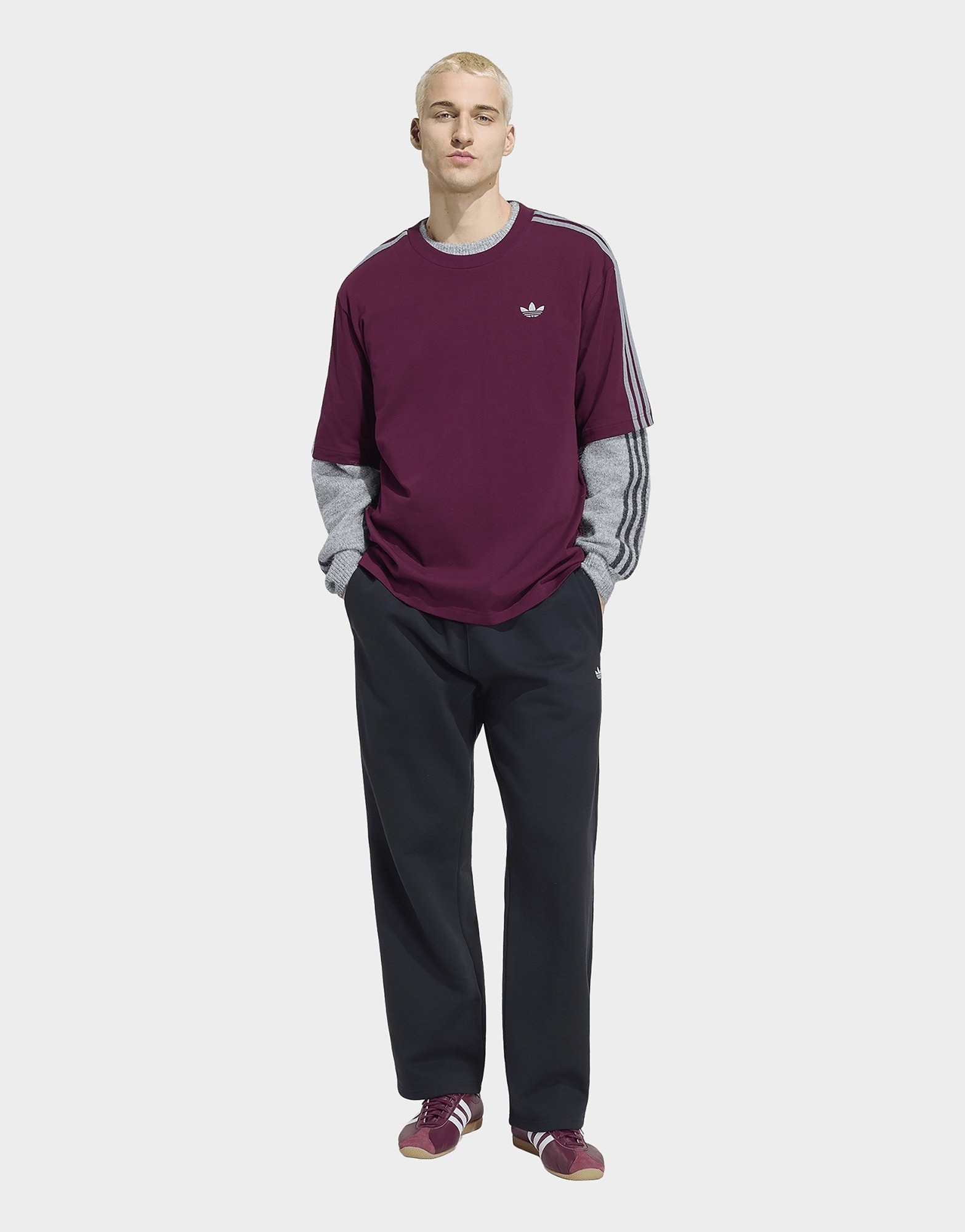 adidas Adicolor 3-streifen T-shirt, Oversize