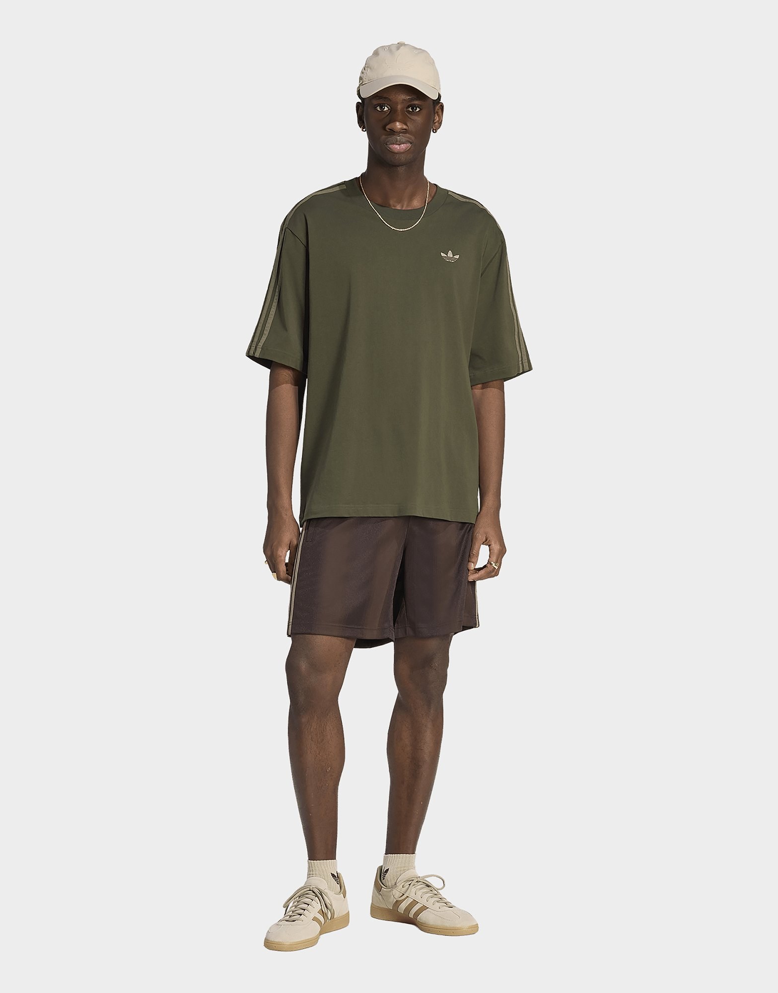 adidas Adicolor 3-streifen T-shirt, Oversize