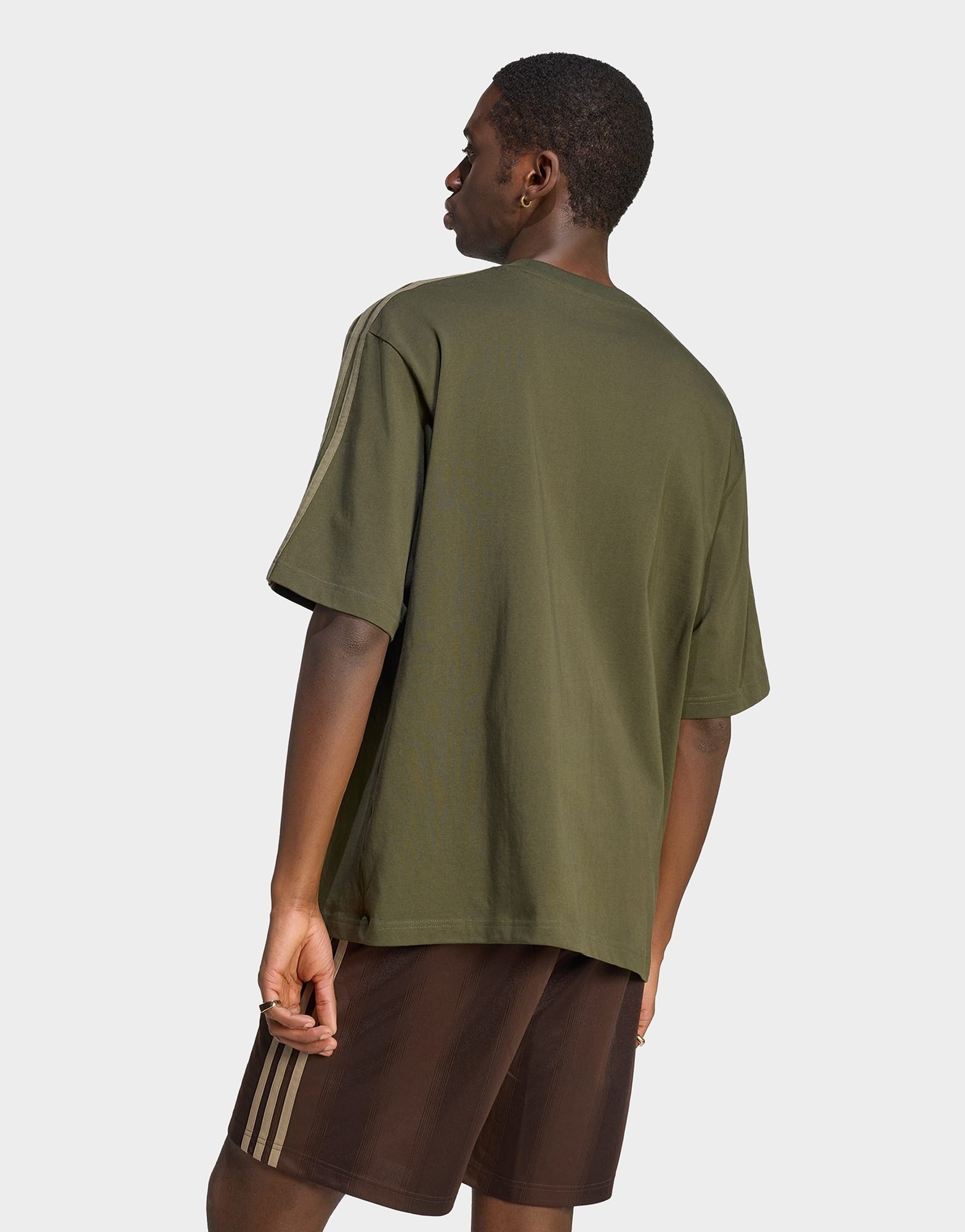 adidas Adicolor 3-streifen T-shirt, Oversize