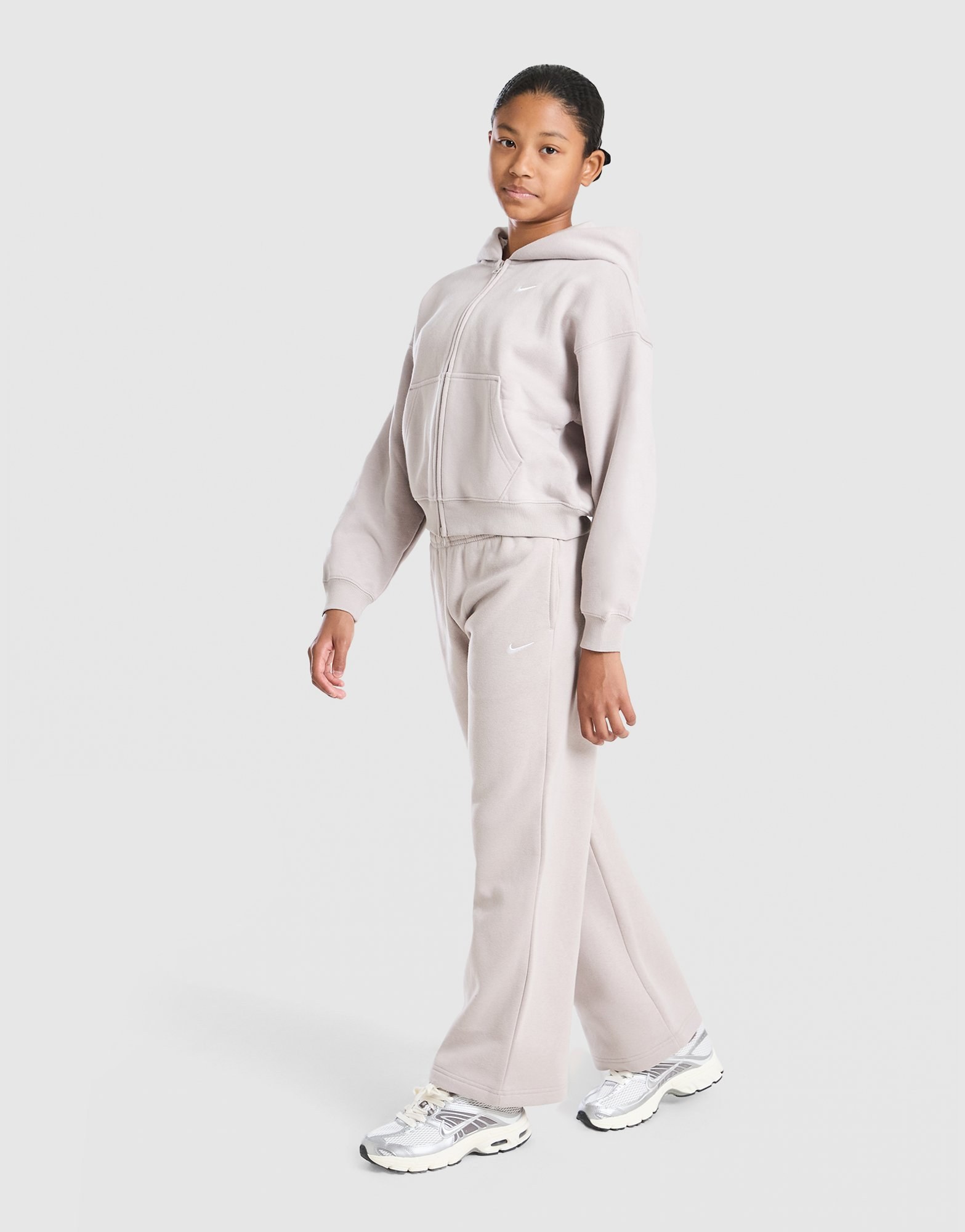 Nike Girls' Studio Fleece Wide Leg Jogginghose Kinder