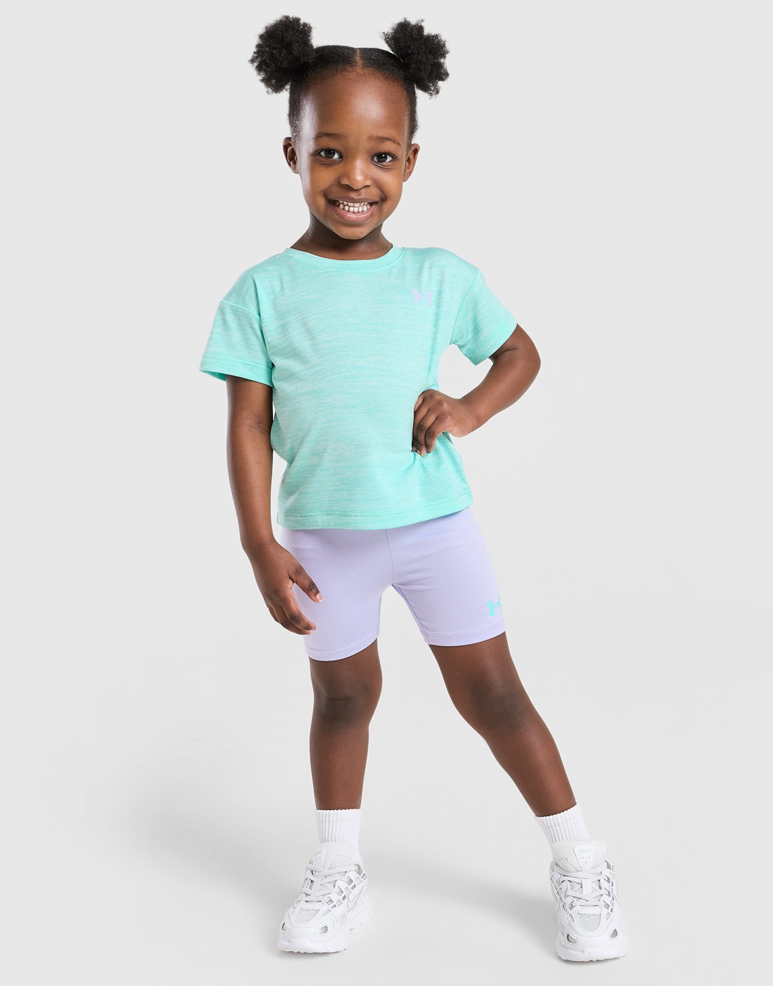 Under Armour Girls' Tech Twist T-Shirt/Shorts Set Infant