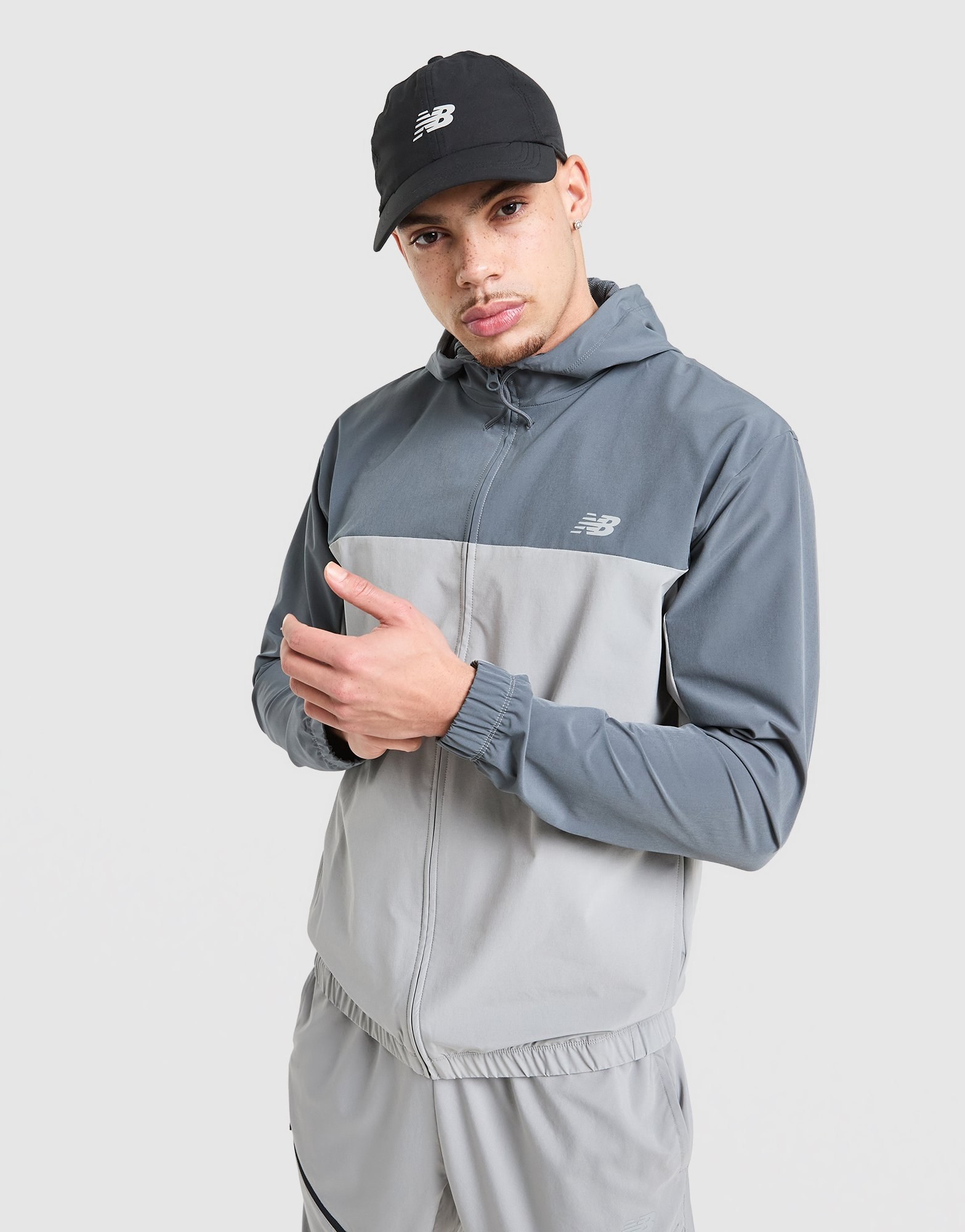 New Balance Colour Block Woven Jacke