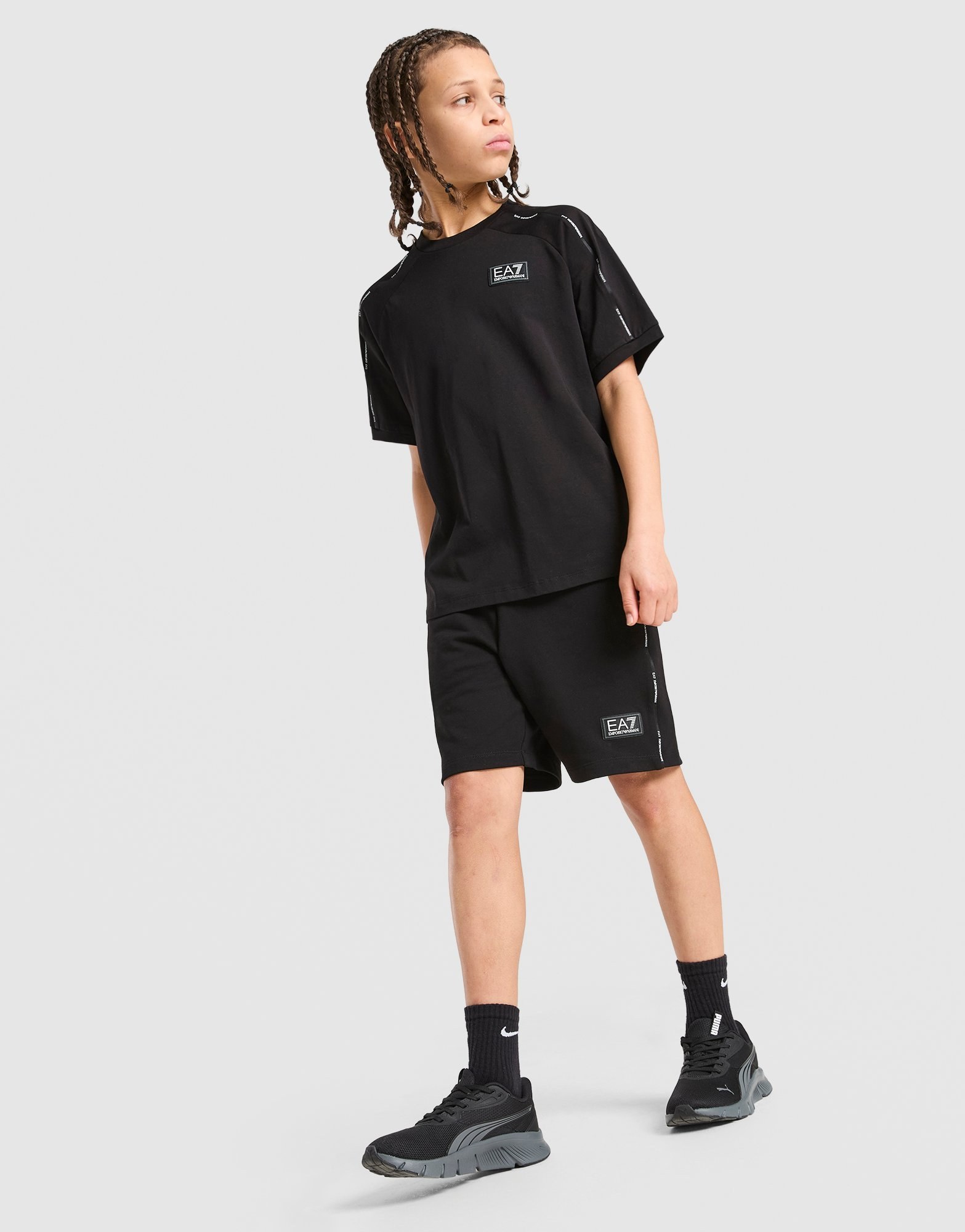 EA7 Emporio Armani Tape Shorts Junior