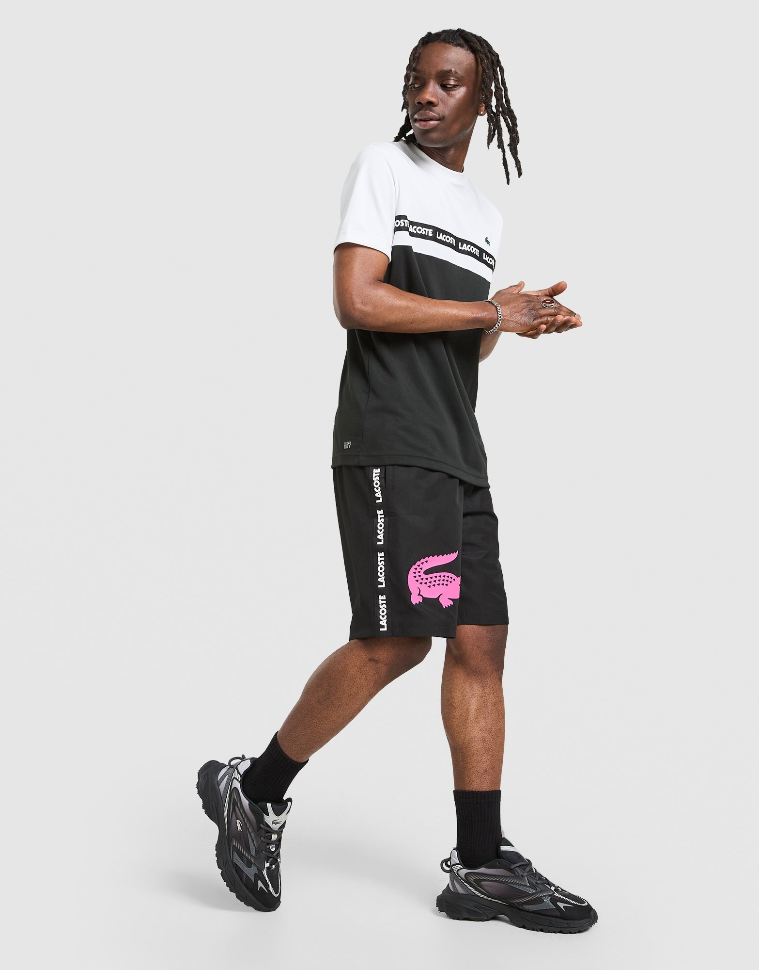 Lacoste Croc Woven Tape Shorts