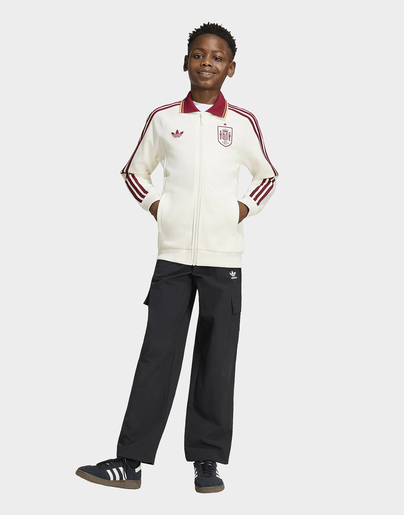 adidas Spanien Anthem Kids Auswärtsjacke