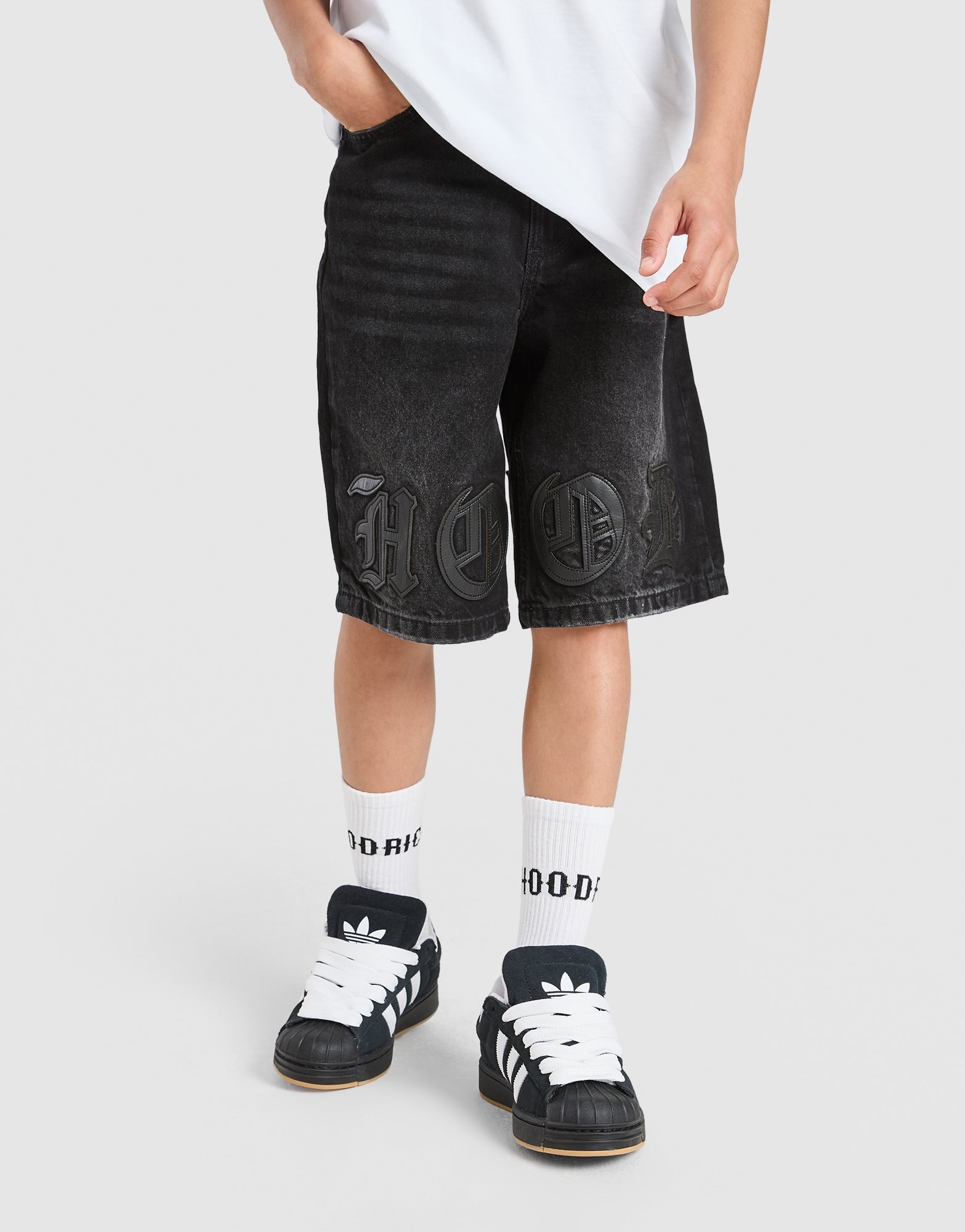Hoodrich Gradient Denim Jorts Kinder