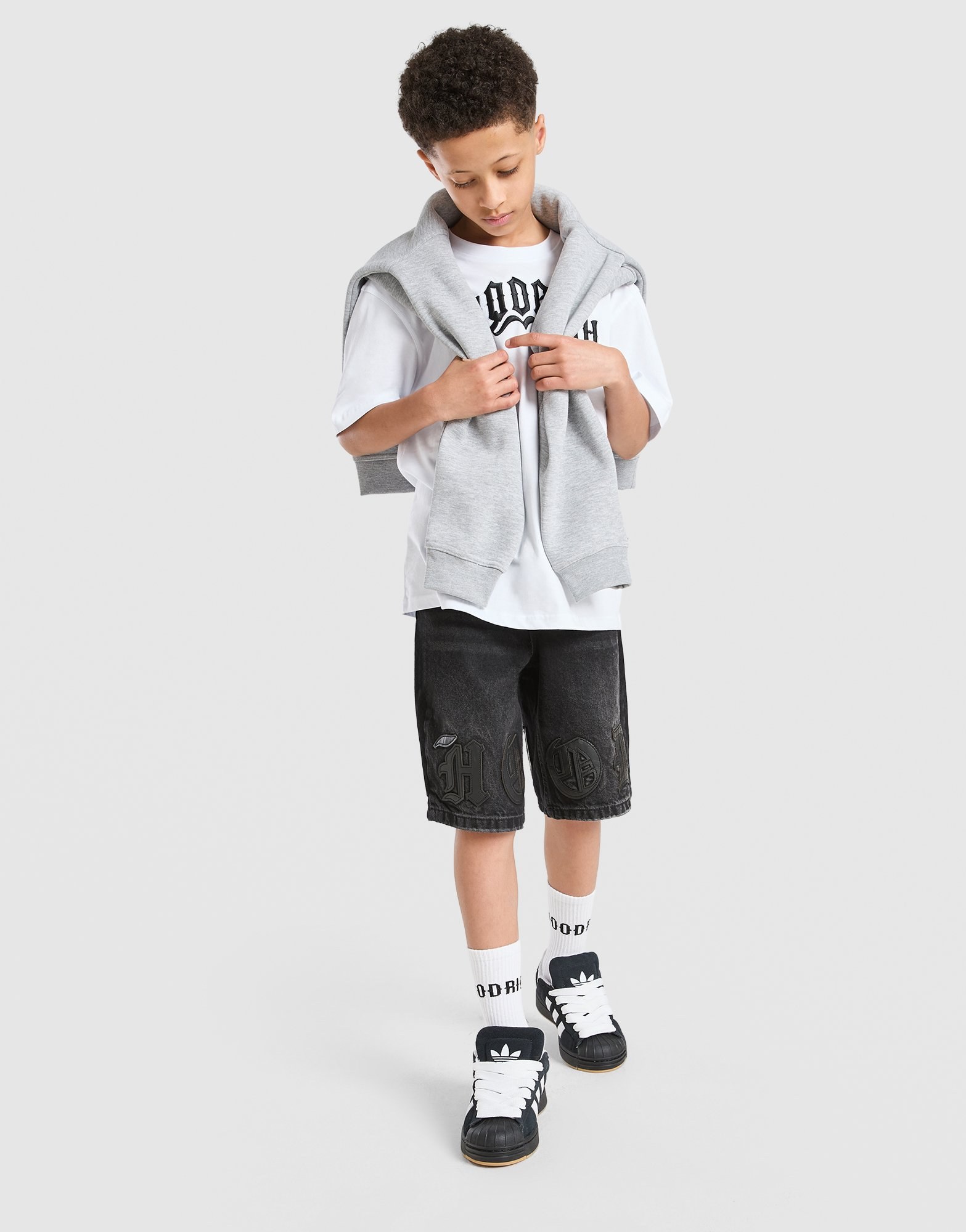 Hoodrich Gradient Denim Jorts Kinder