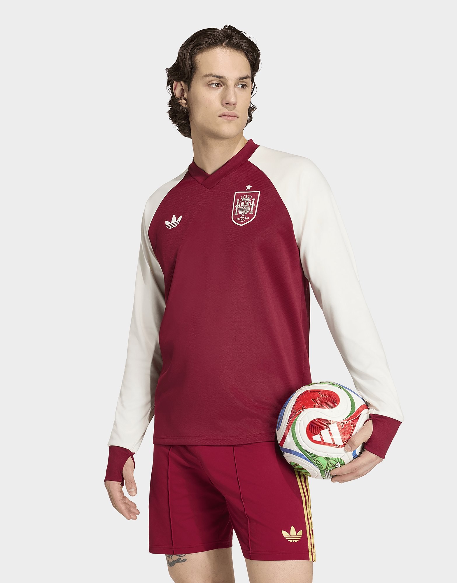 adidas Spanien 26 Pre-Match Auswärtstrikot, warm