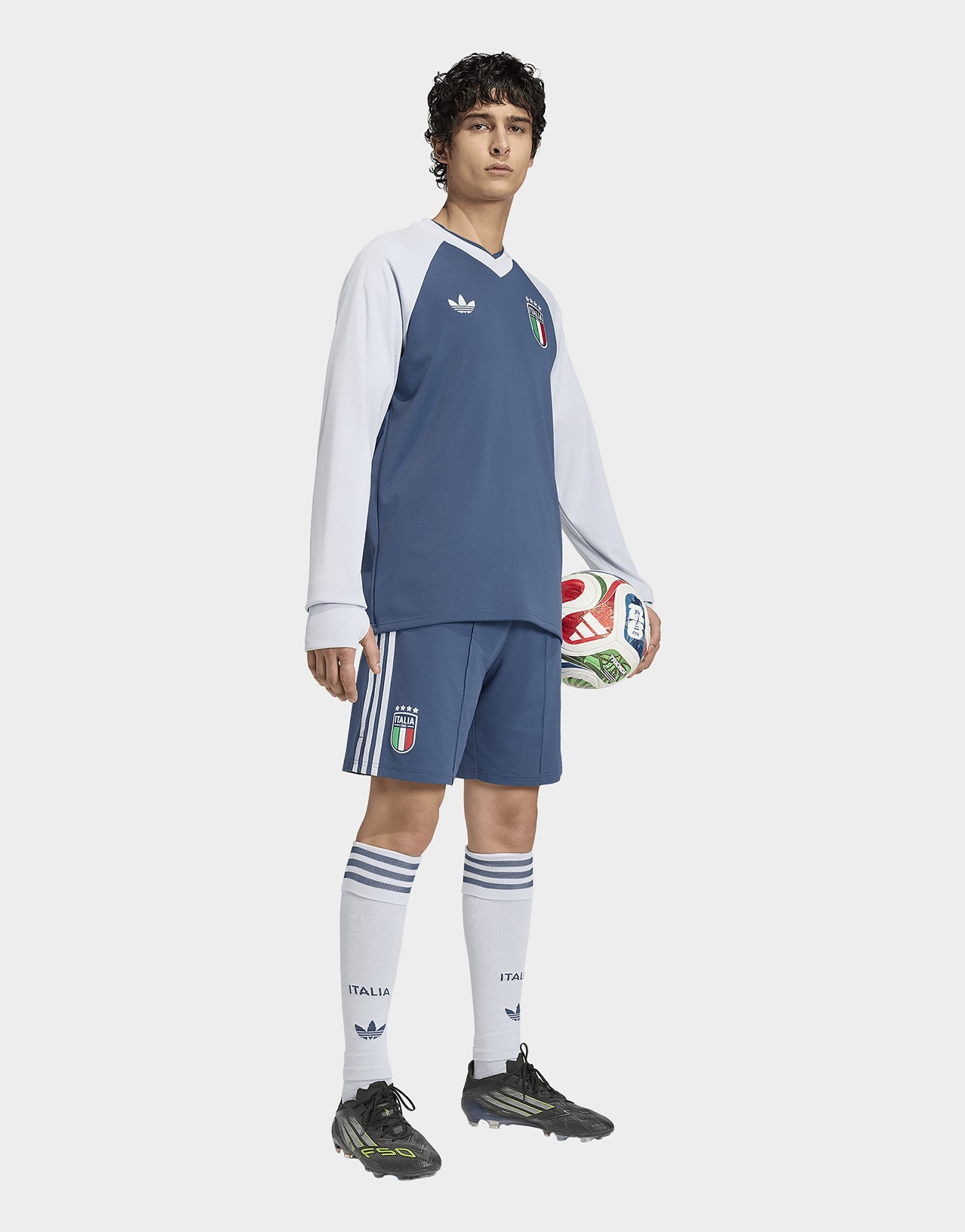 adidas Italien 26 Pre-Match Warm Auswärts-Oberteil