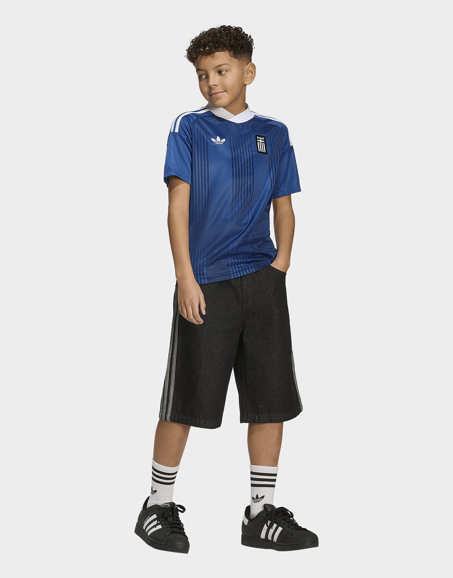 adidas Griechenland 26 Kids Auswärtstrikot