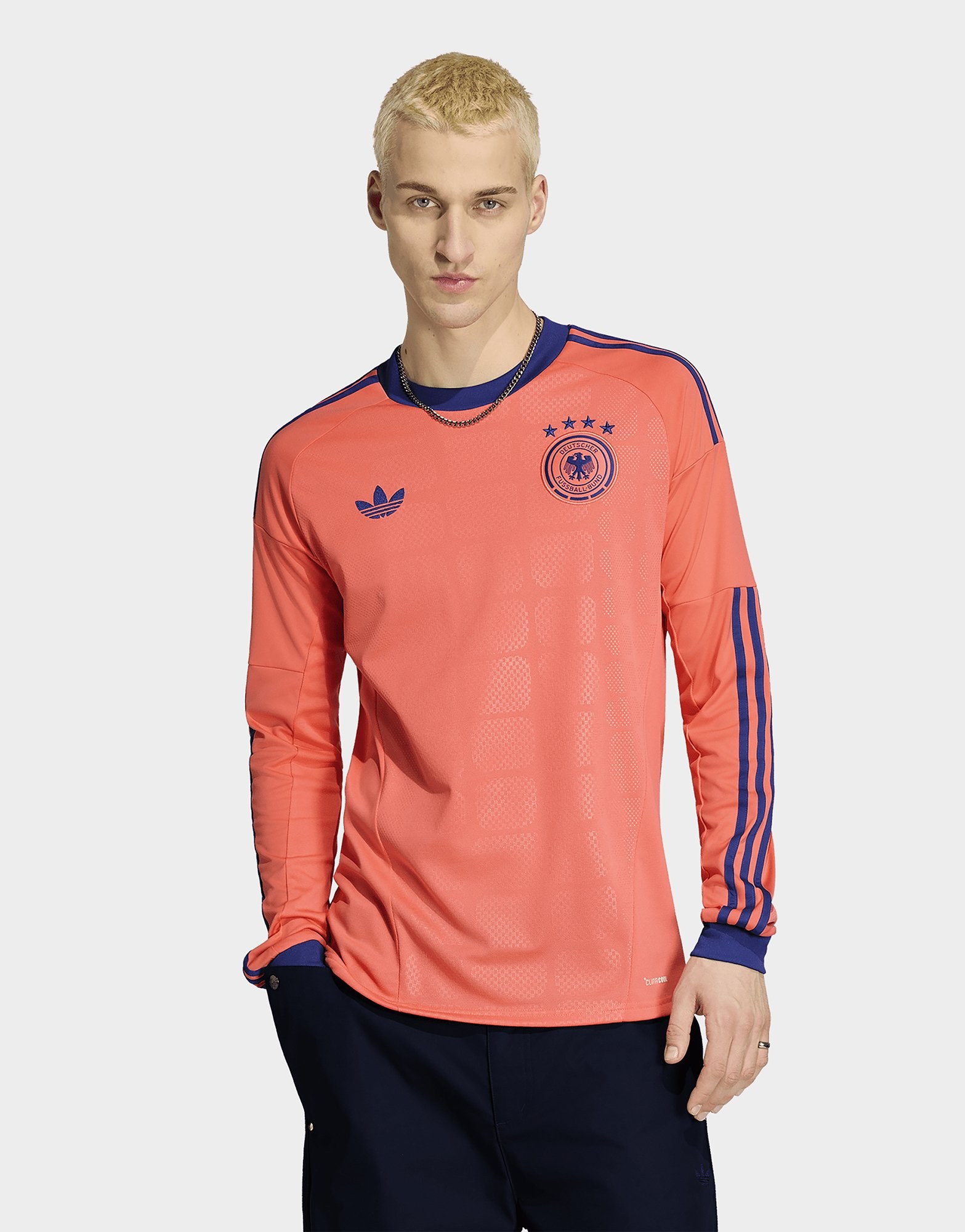 adidas Deutschland 26 Torwart-Auswärtstrikot, langärmlig