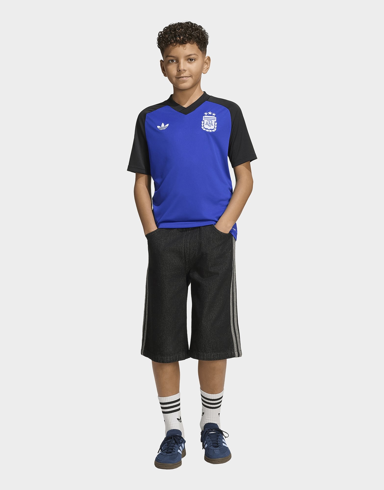 adidas Argentinien 26 Kids Pre-match Auswärtstrikot