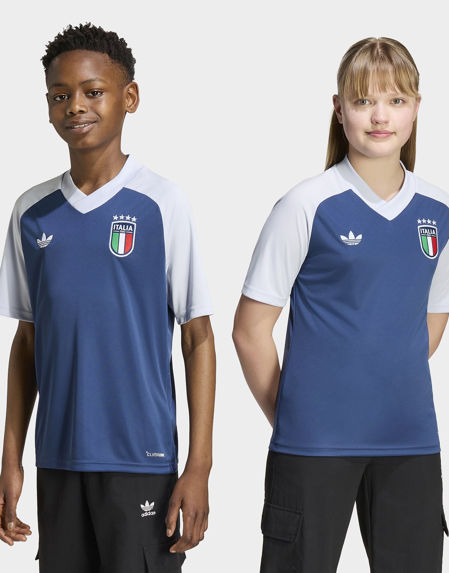 adidas Italien 26 Kids Pre-match Auswärtstrikot