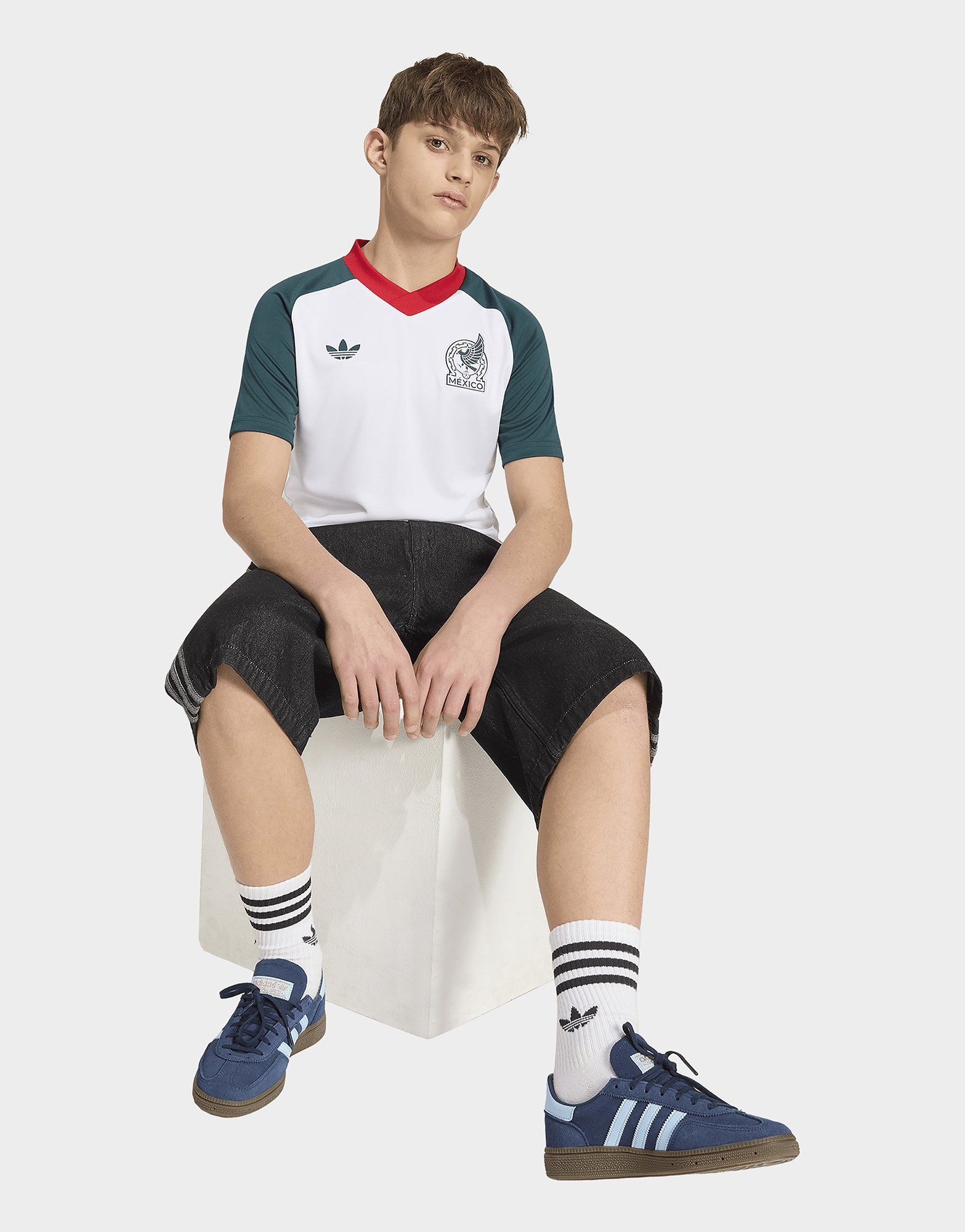 adidas Mexiko 26 Kids Pre-match Auswärtstrikot